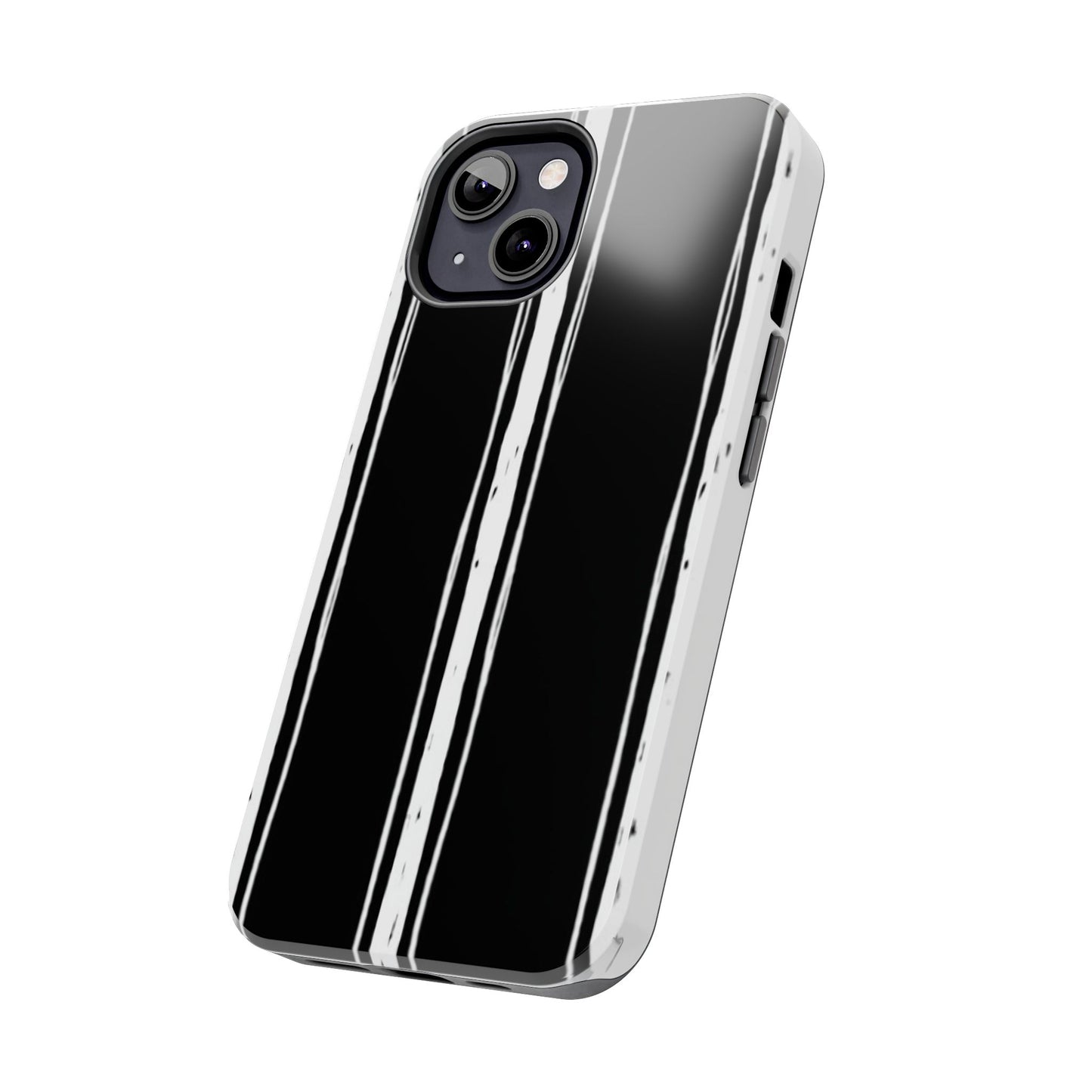 Black / White Stripe Phone Case