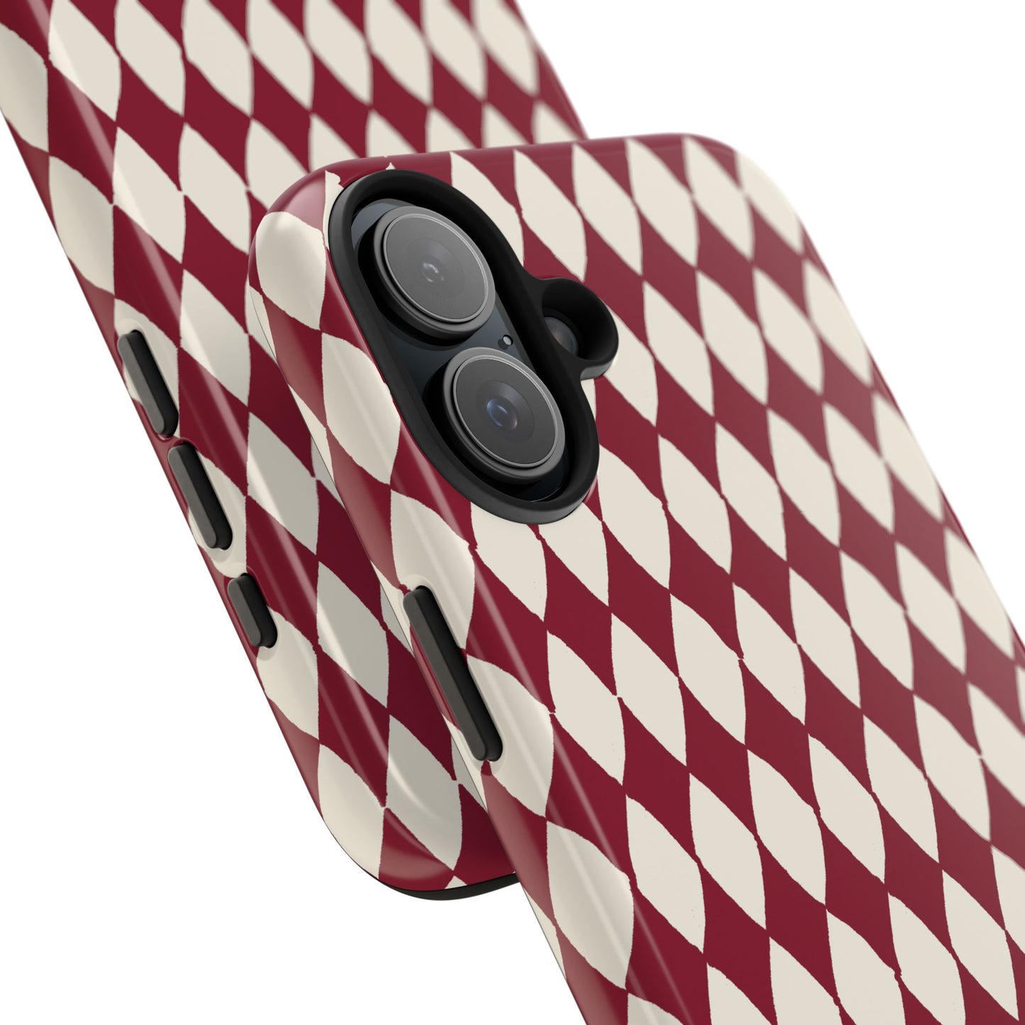 Diamond Ivory / Red Phone Case