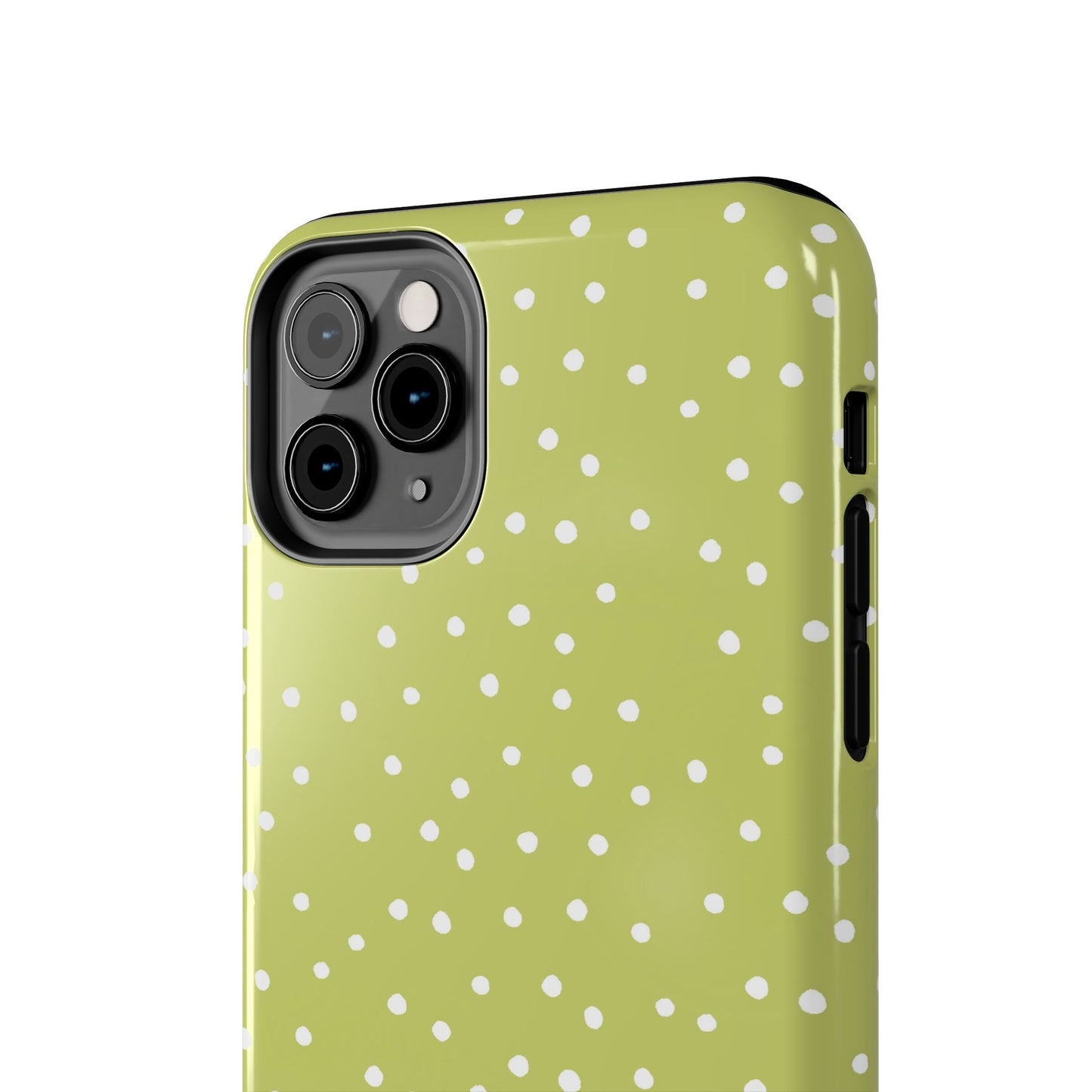 Dinky Dots Green / White Phone Case