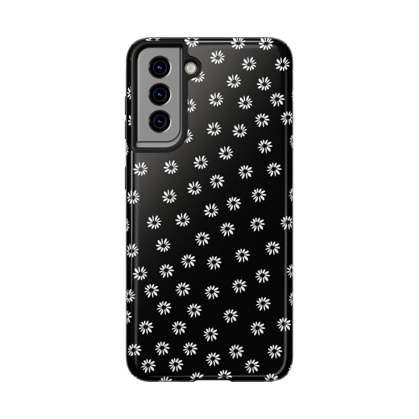 Daisy Dot Black / White Phone Case