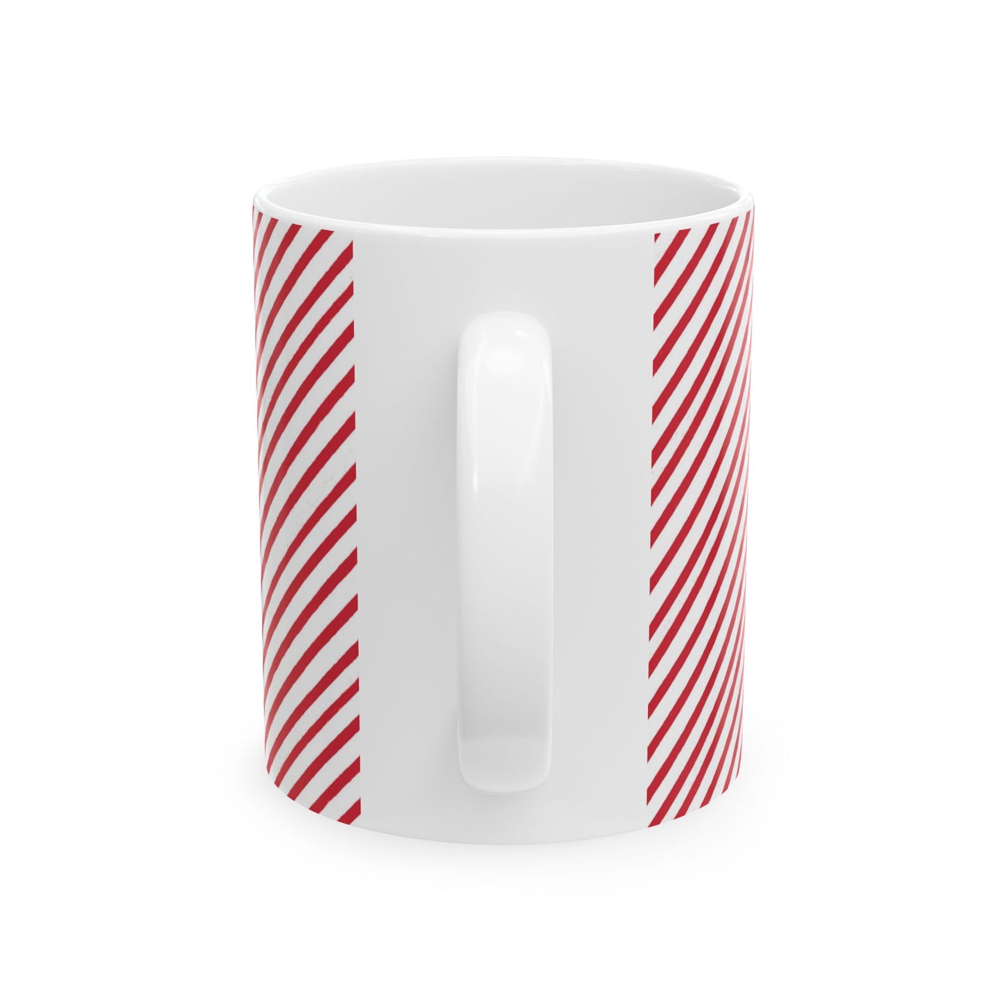 Bias Stripe White / Red Cup