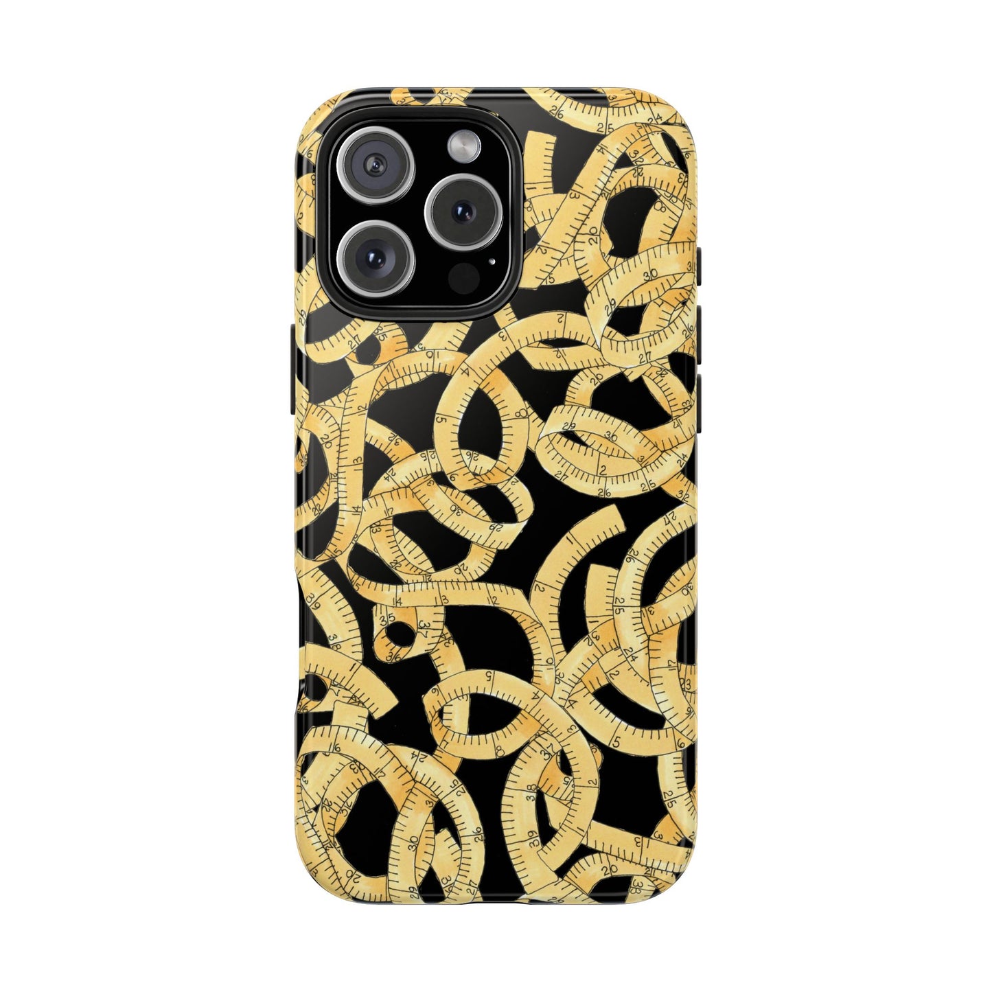 Tape Tangle Black Phone Case