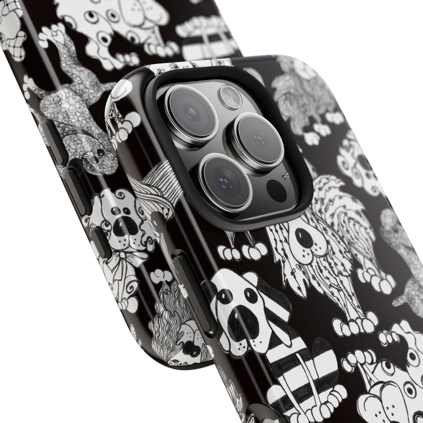 Dear Doggies Black Phone Case