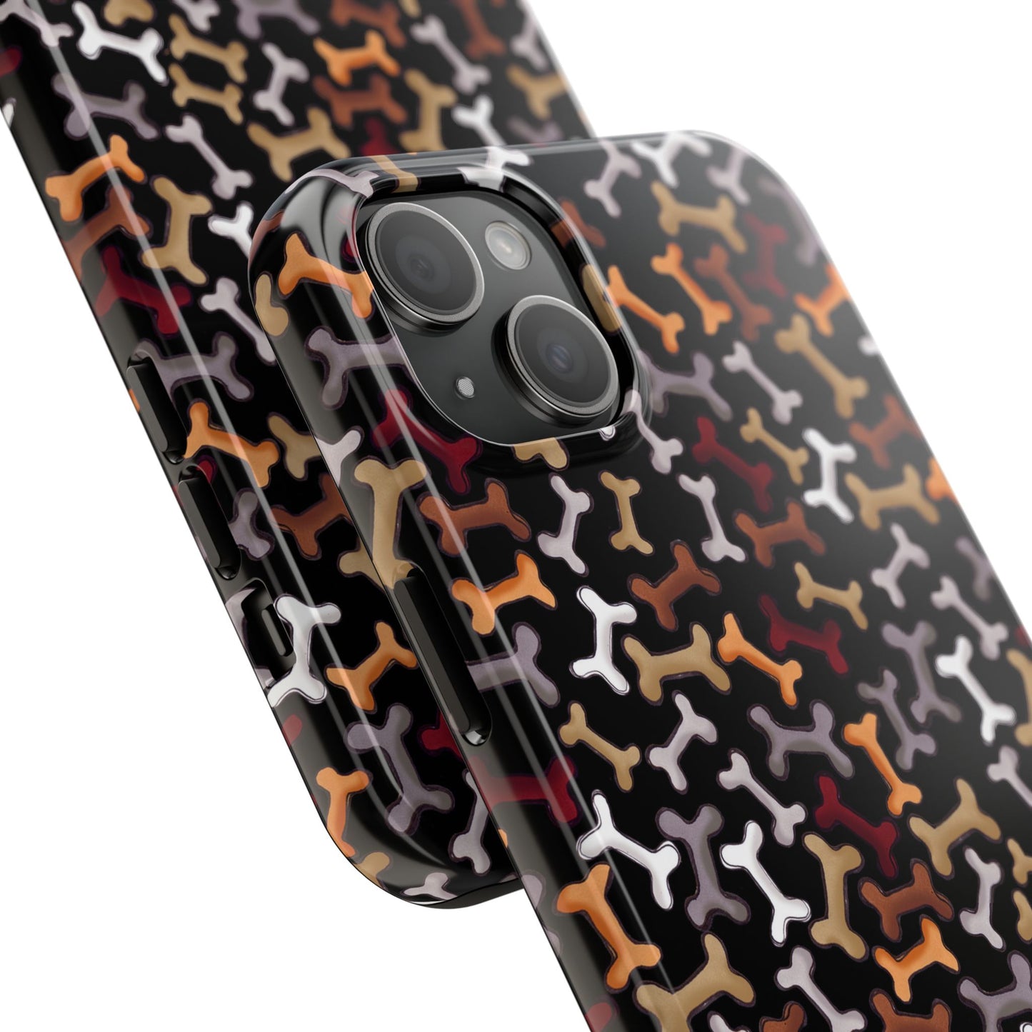 Dog Bones Black Phone Case