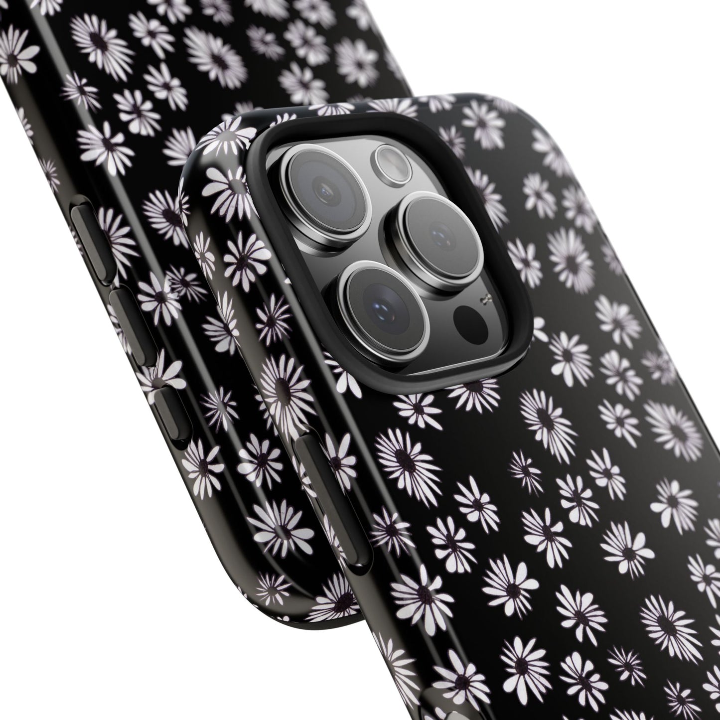 Random Daisy Black / White Phone Case