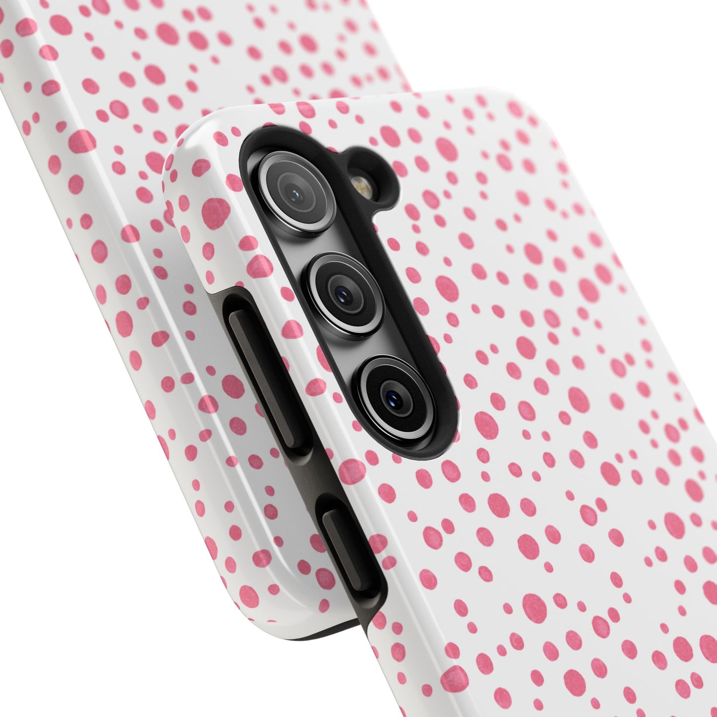 Balloon Dots White / Pink Phone Case