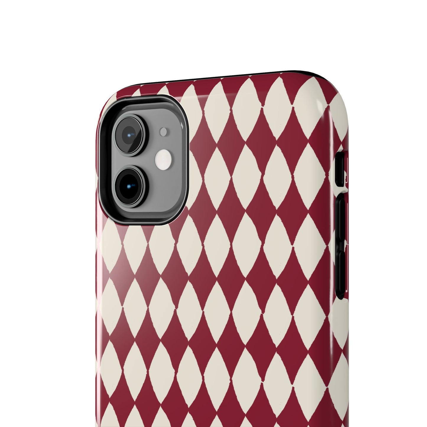 Diamond Ivory / Red Phone Case