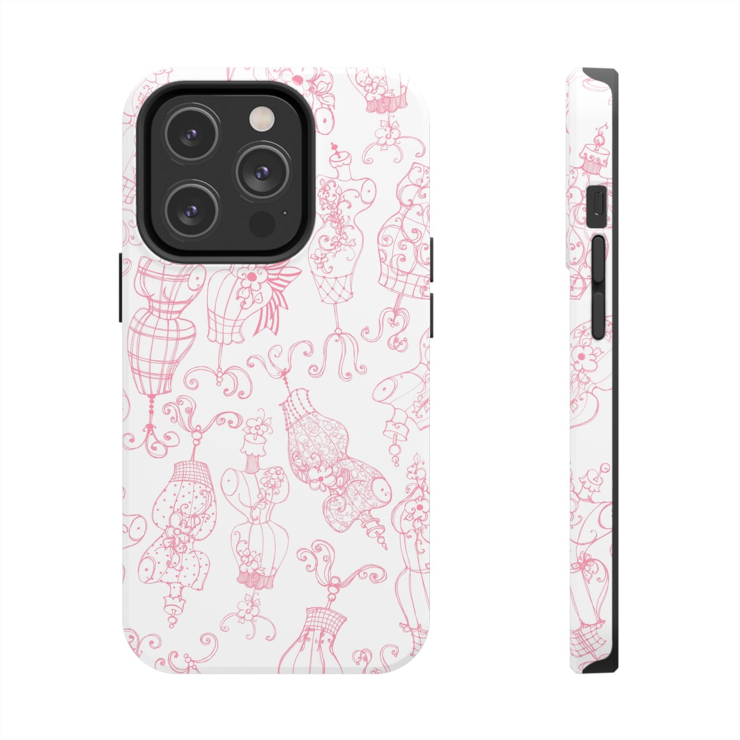 Mannequinique White / Pink Phone Case