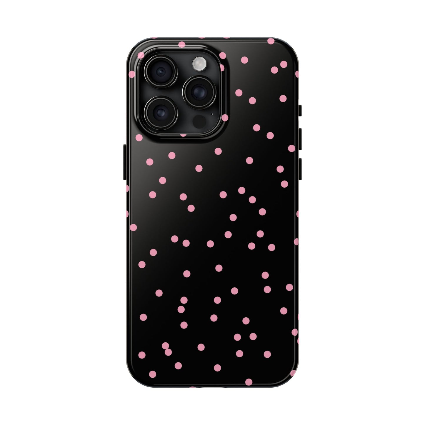 Space Dots Black / Pink Phone Case