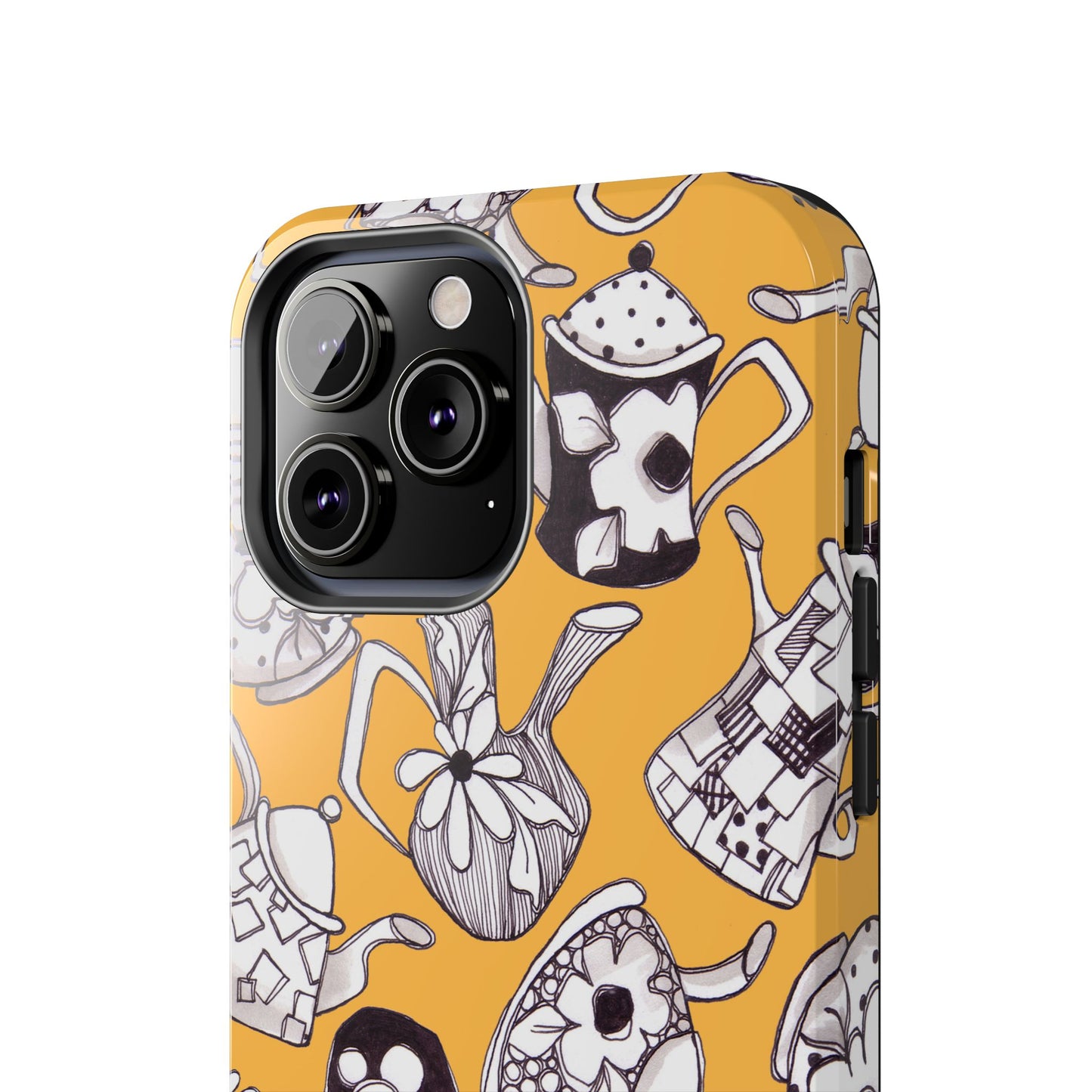 Fancy Pots Yellow Phone Case