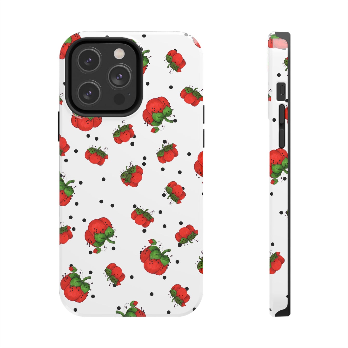 Pin Dots White Phone Case