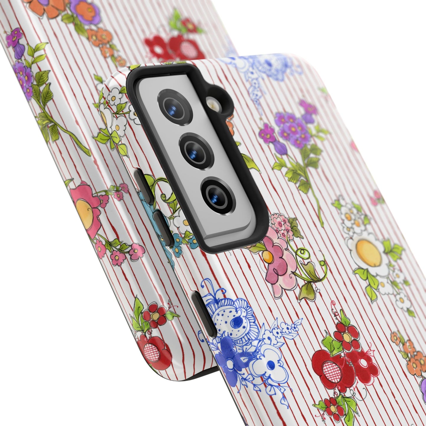 Mixed Bouquets Red / White Phone Case