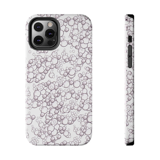 Bubble Dots White Phone Case