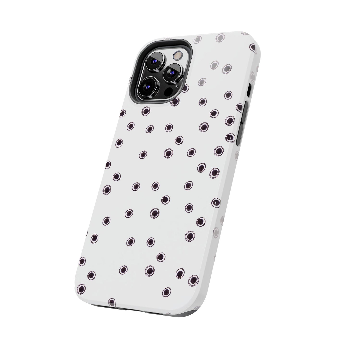 Halo Dots White Phone Case
