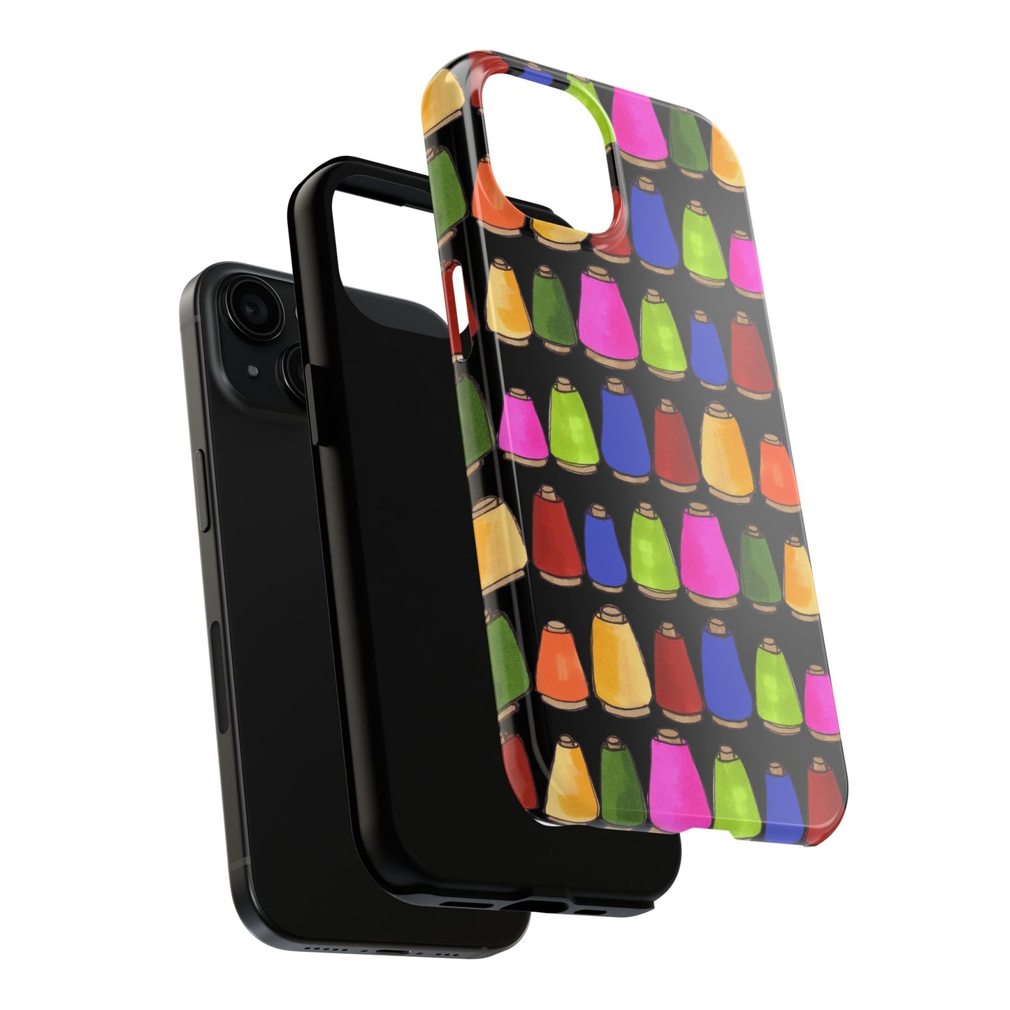 Coneiferous Black / Multi Phone Case