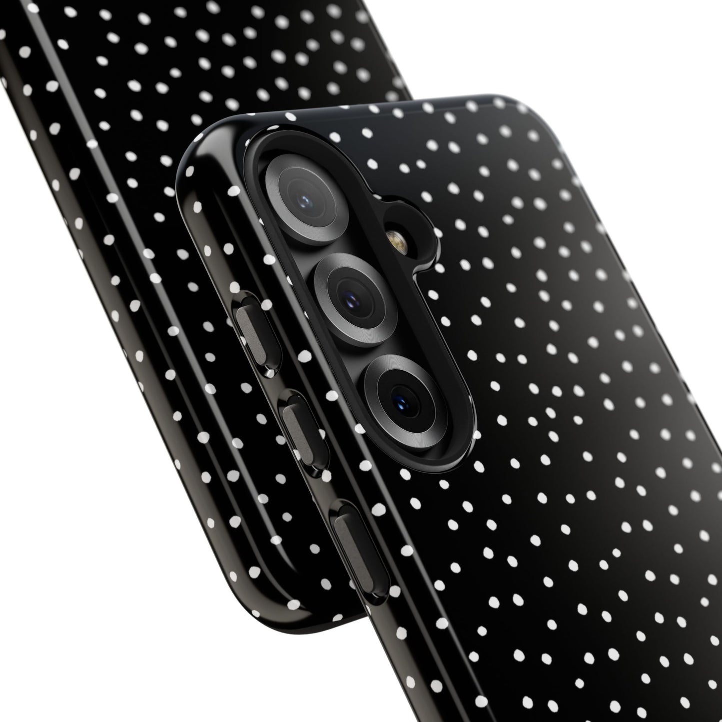 Dinky Dots Black / White Phone Case