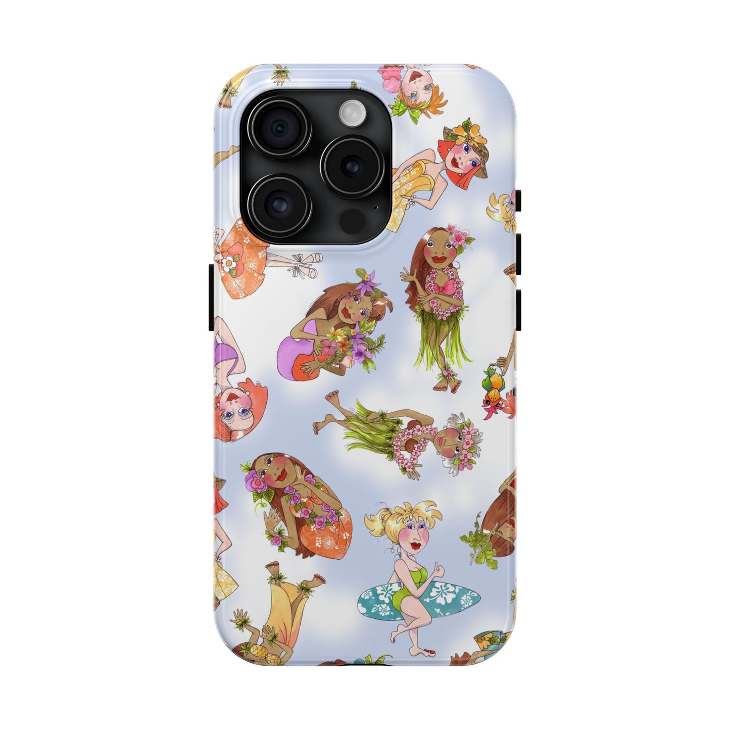 Island Toss Blue Sky Phone Case