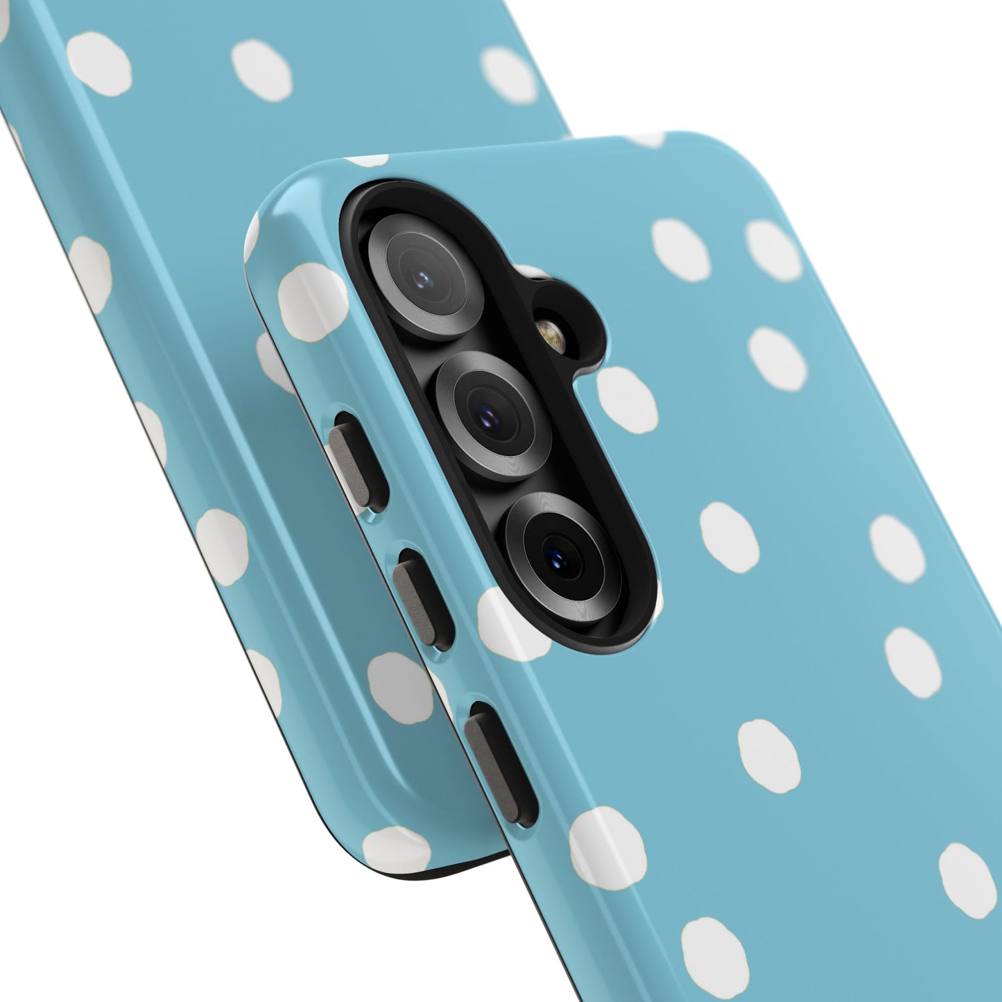 Jumbo Dots Turquoise / White Phone Case