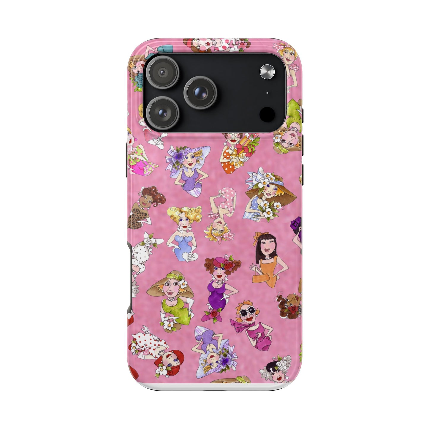 Fast Women Tossed Pink Phone Case