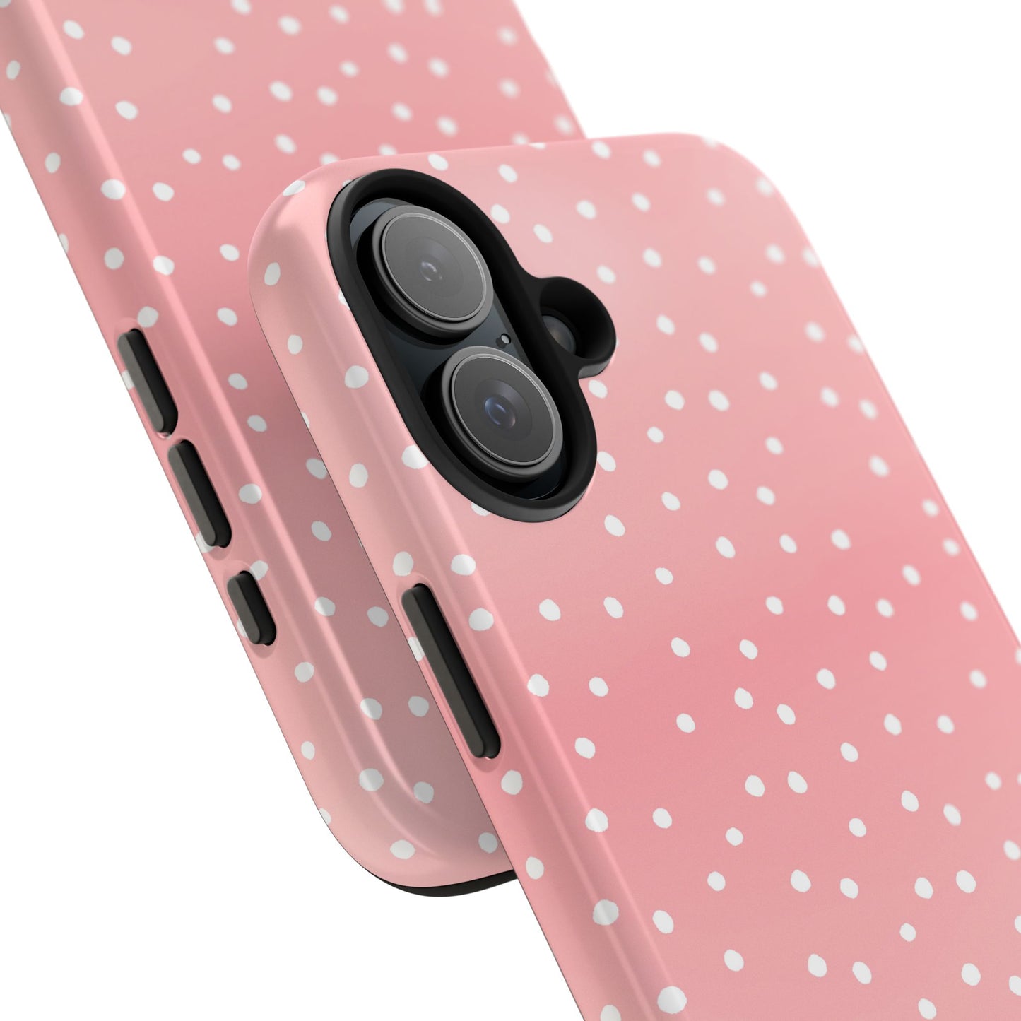 Dinky Dots Coral / White Phone Case