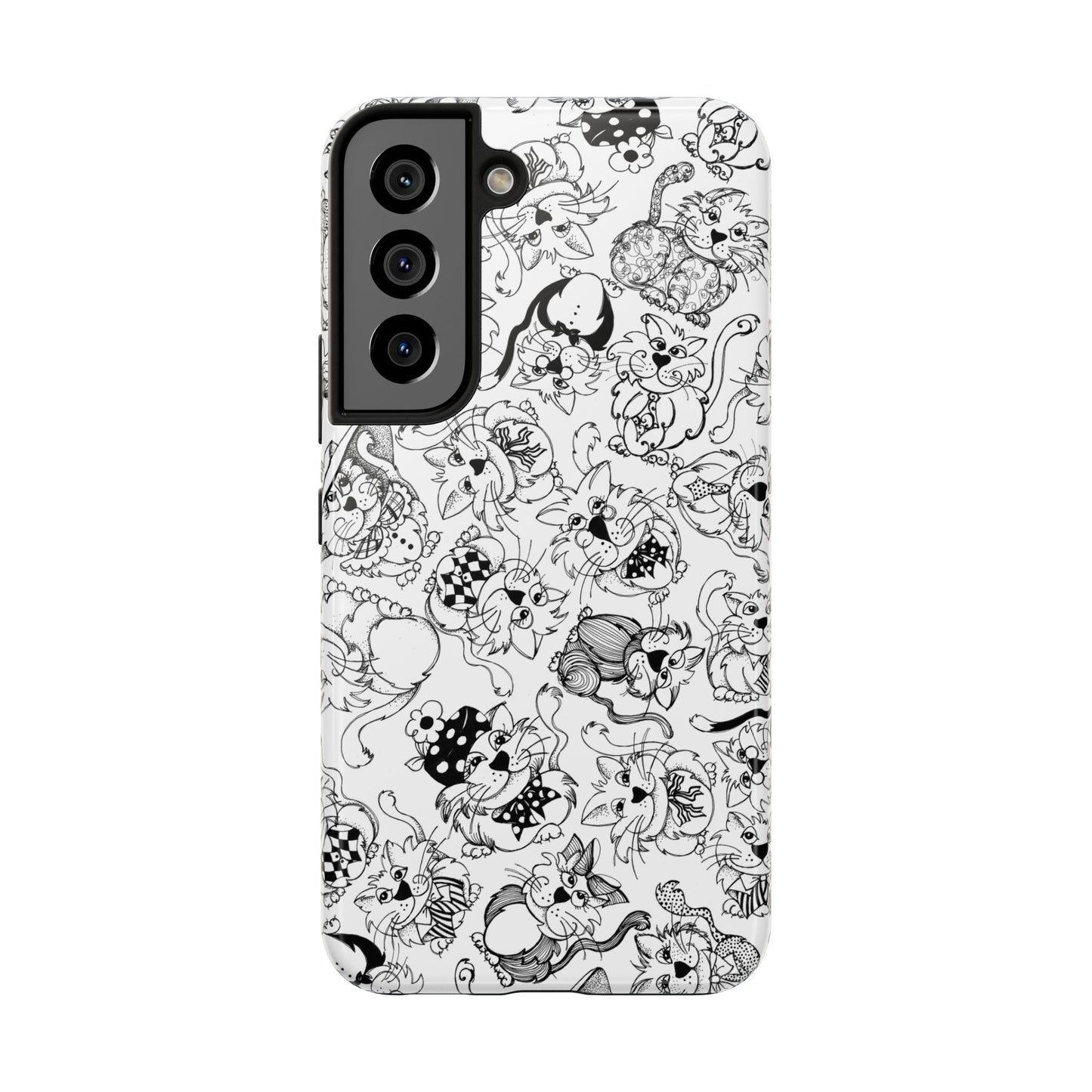 So Kitties Tossed White Phone Case