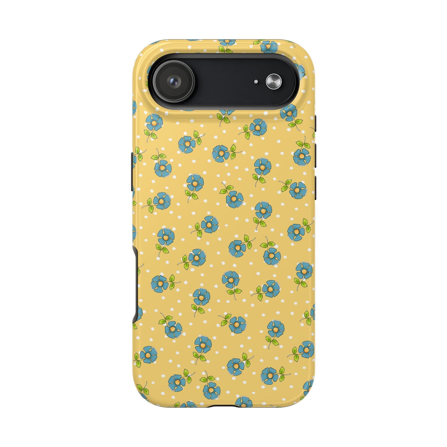 Daisy Dots Yellow Phone Case