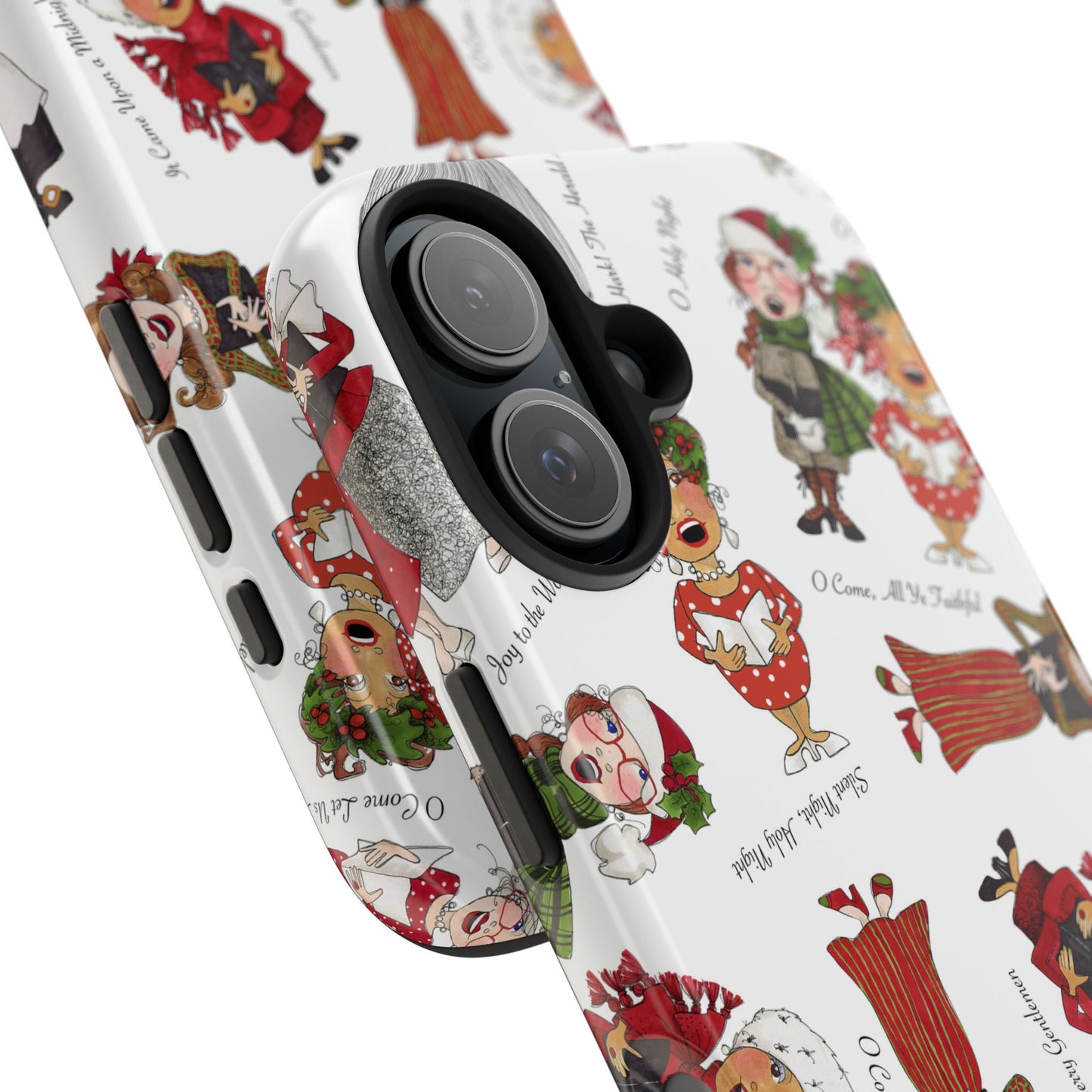 Tossed Carolers Phone Case