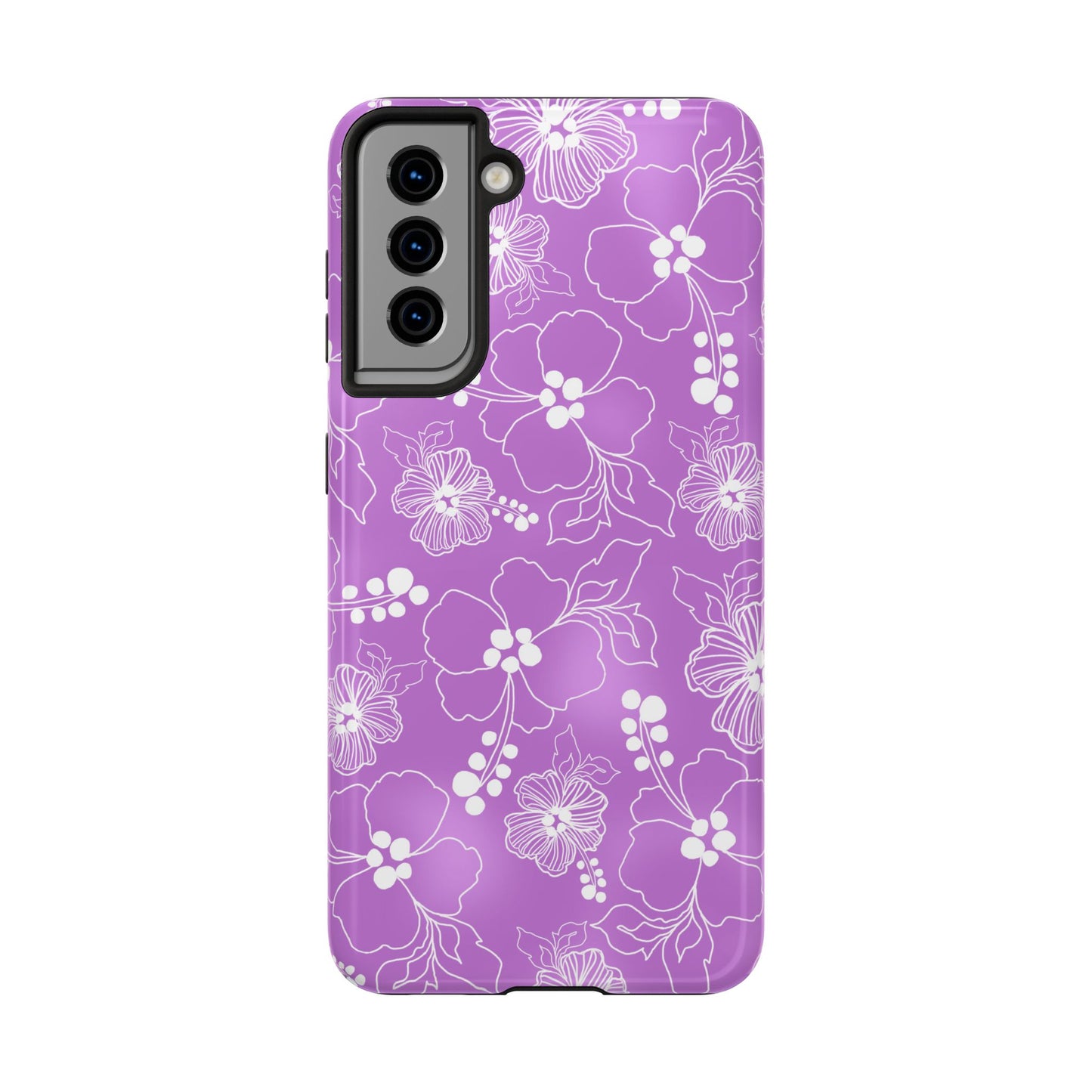Lacey Hibiscus Orchid Phone Case