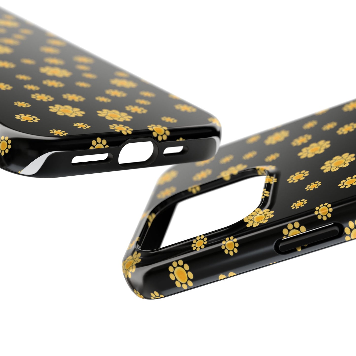 Bandana Dots Black / Yellow Phone Case