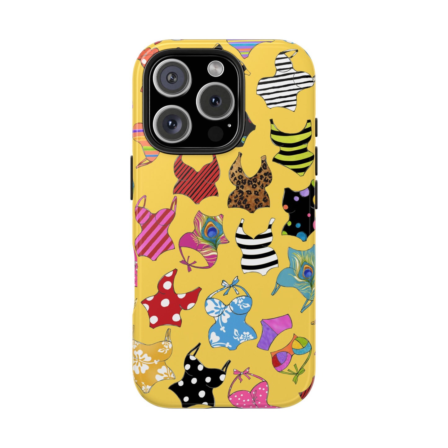 Assorted Suits Yellow Phone Case