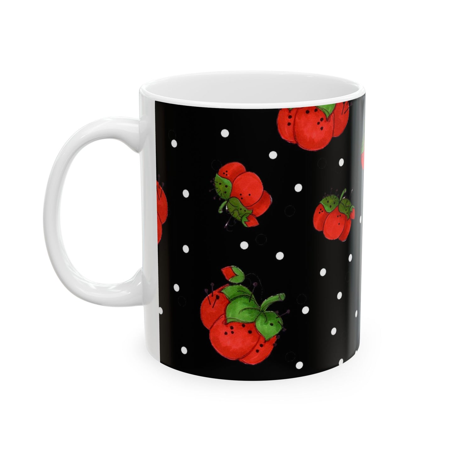 Pin Dots Black Cup
