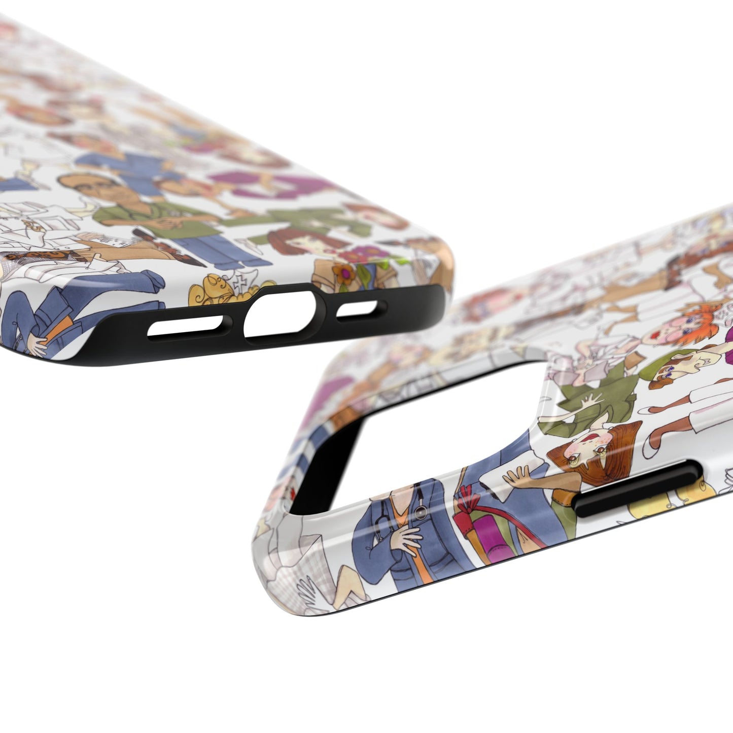 Diverse Nurse White Phone Case