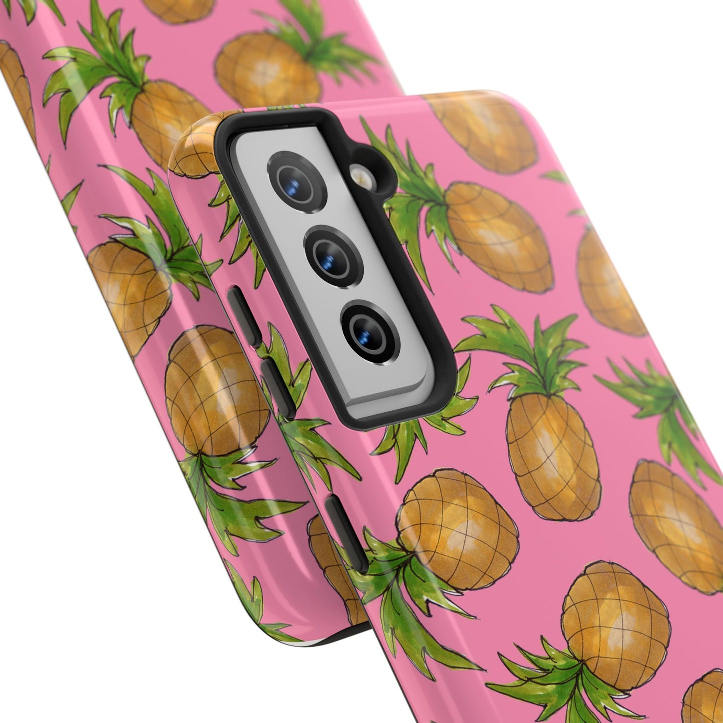 Pineapple Toss Pink Phone Case