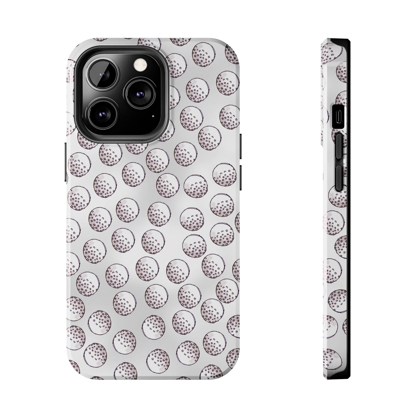 Ball Dots Gray Phone Case