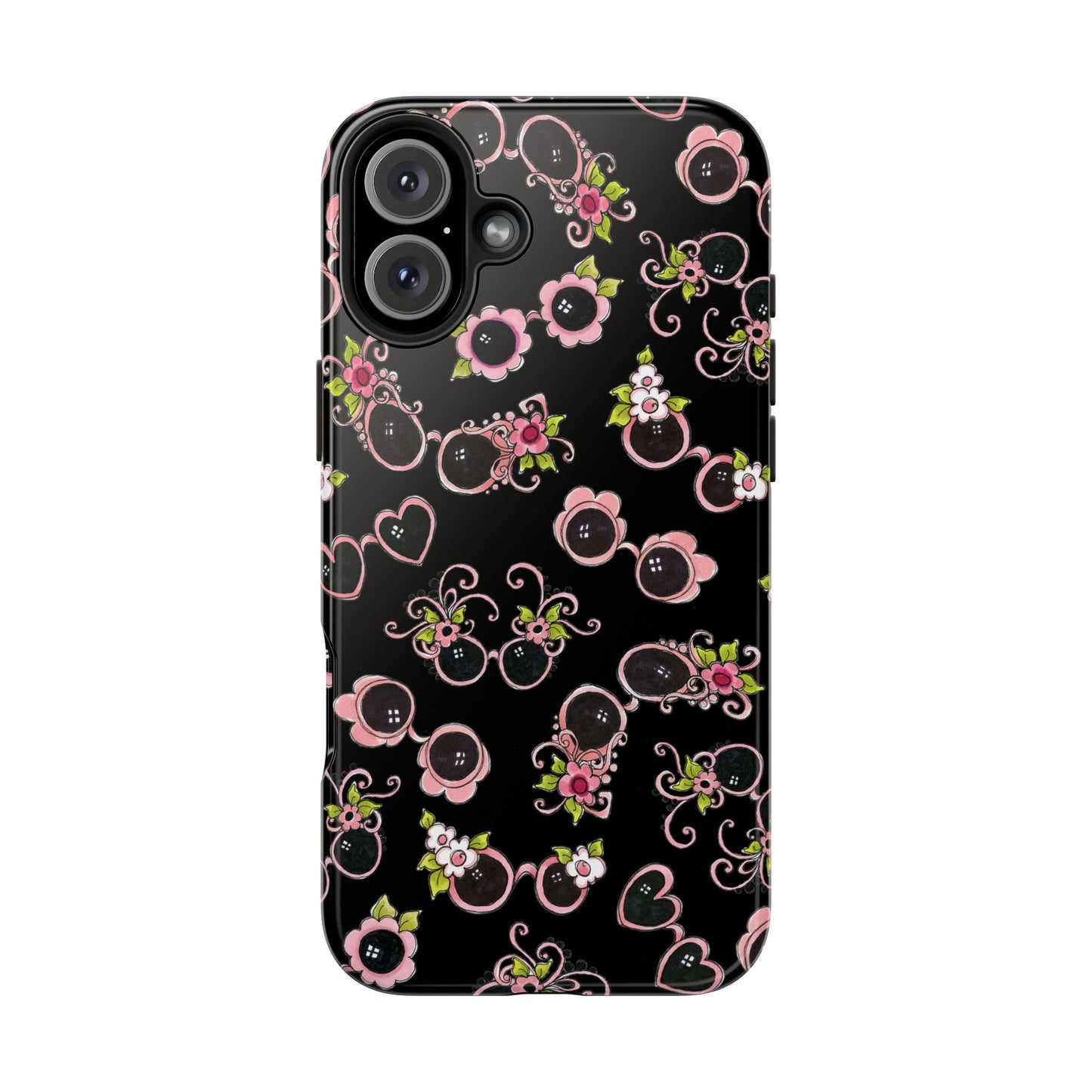 Tossed Shades Black Phone Case