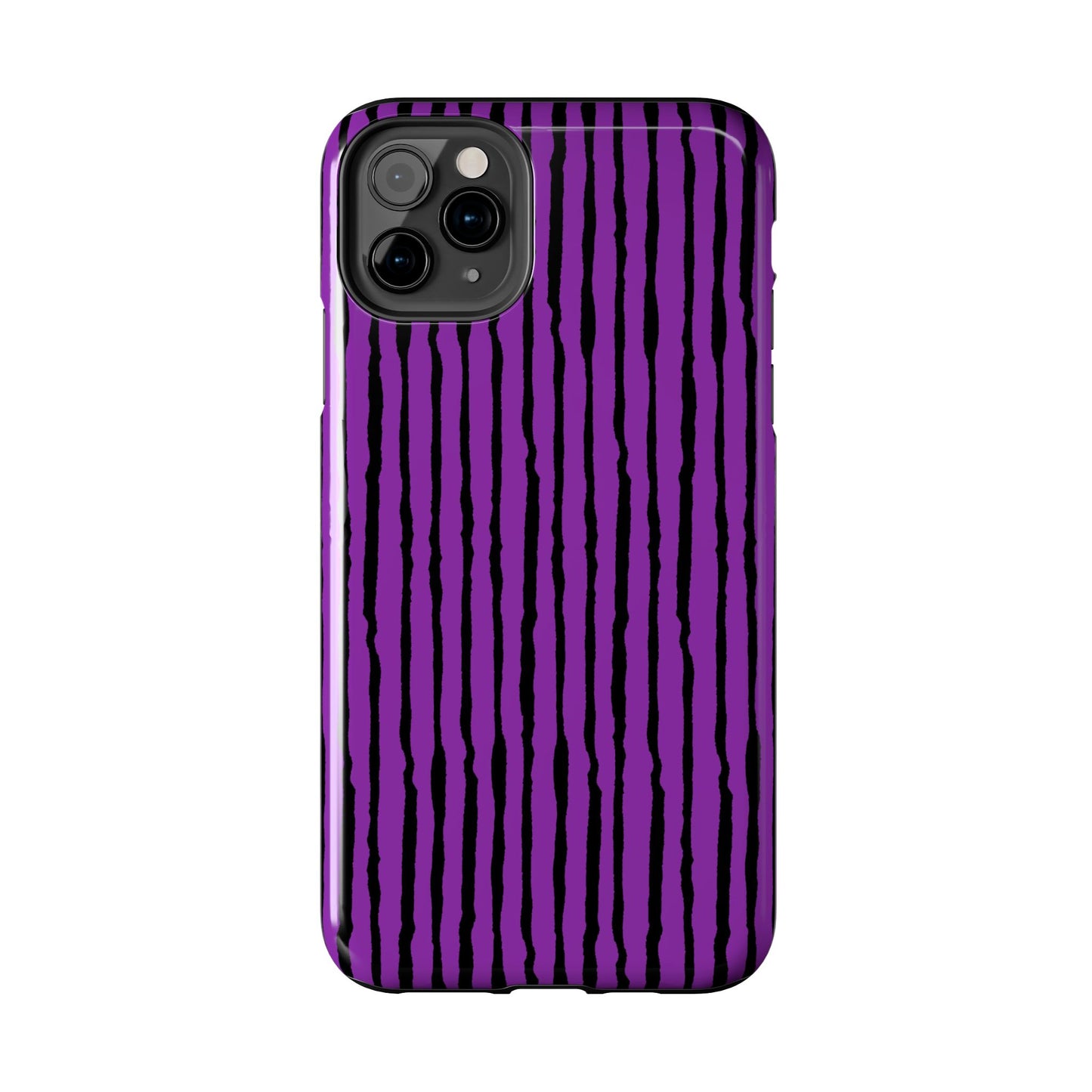 Sorta Stripe Purple / Black Phone Case