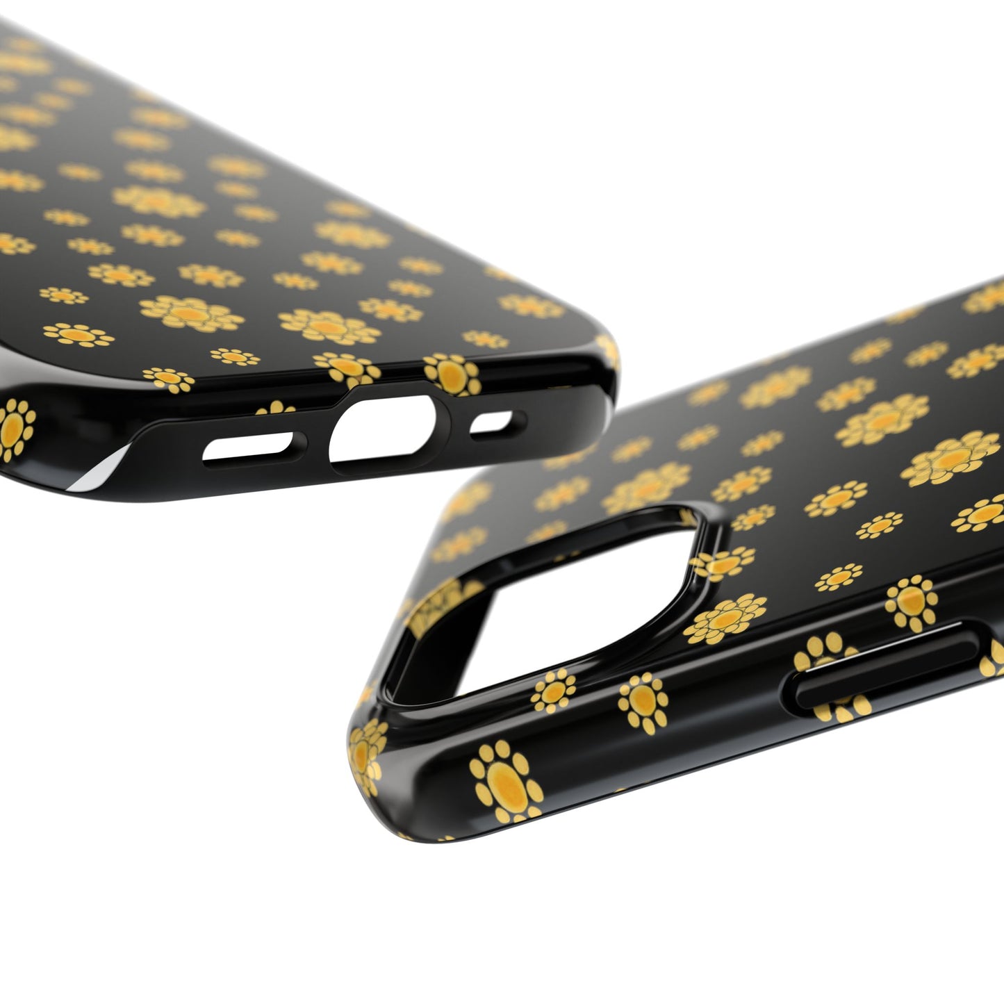 Bandana Dots Black / Yellow Phone Case