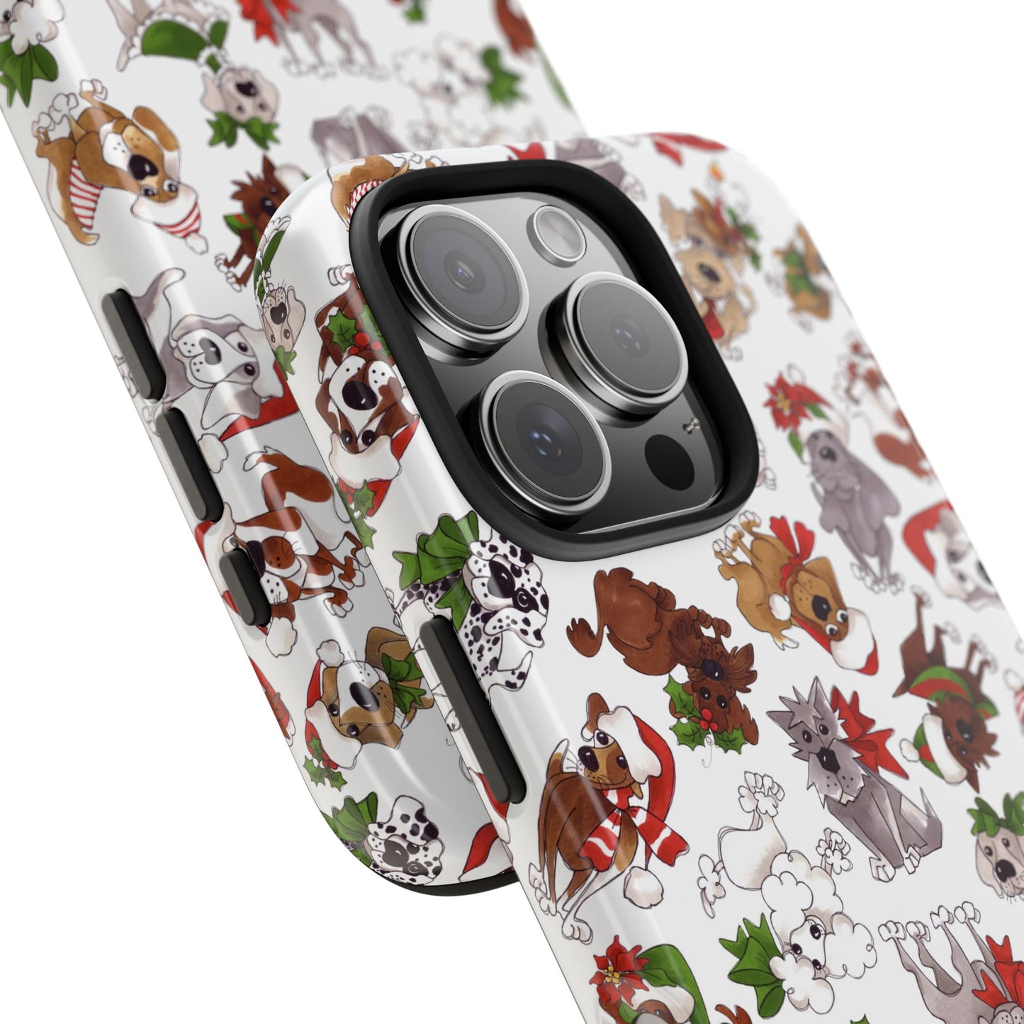 Doggie Toss White Phone Case