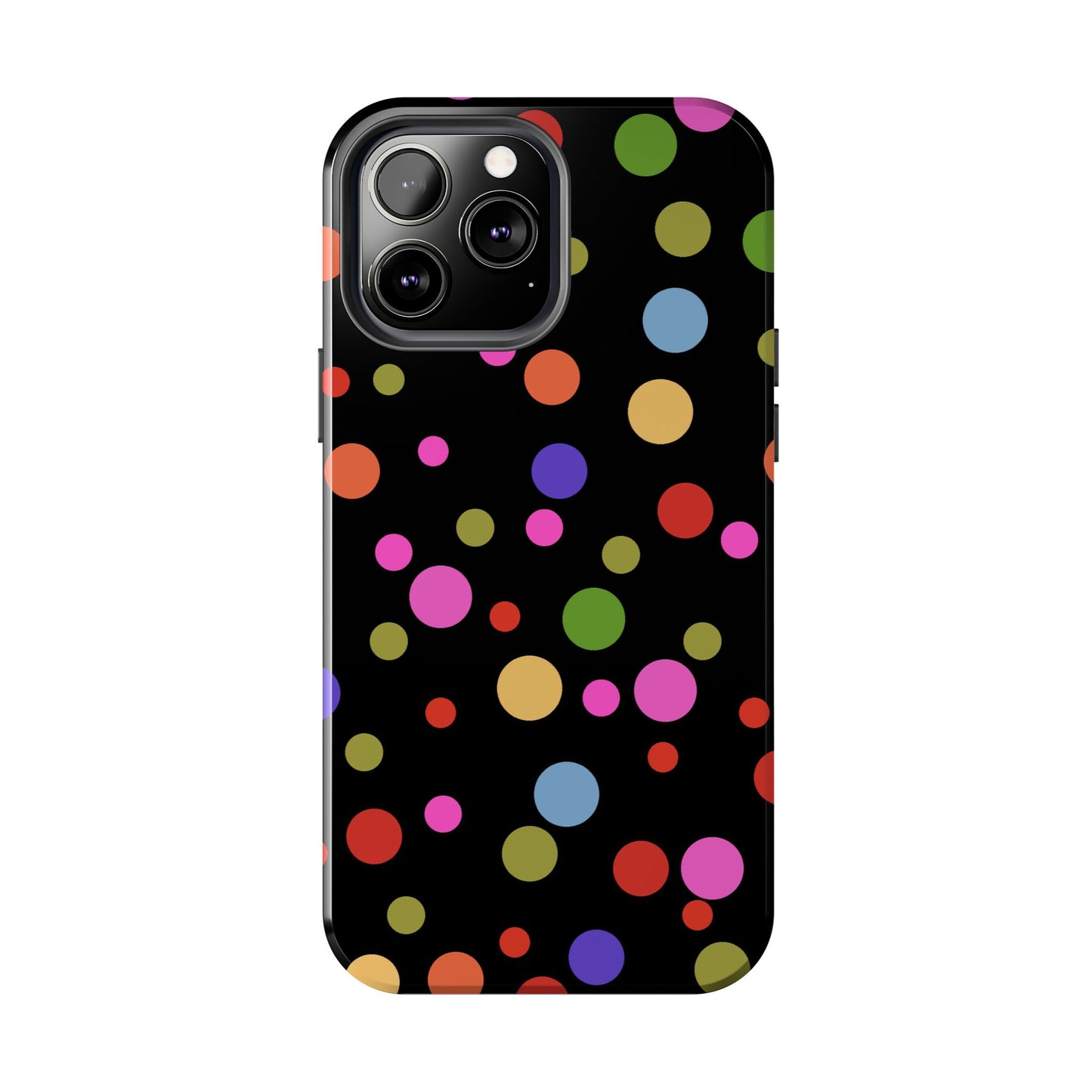 Dot Assortment Black Phone Case