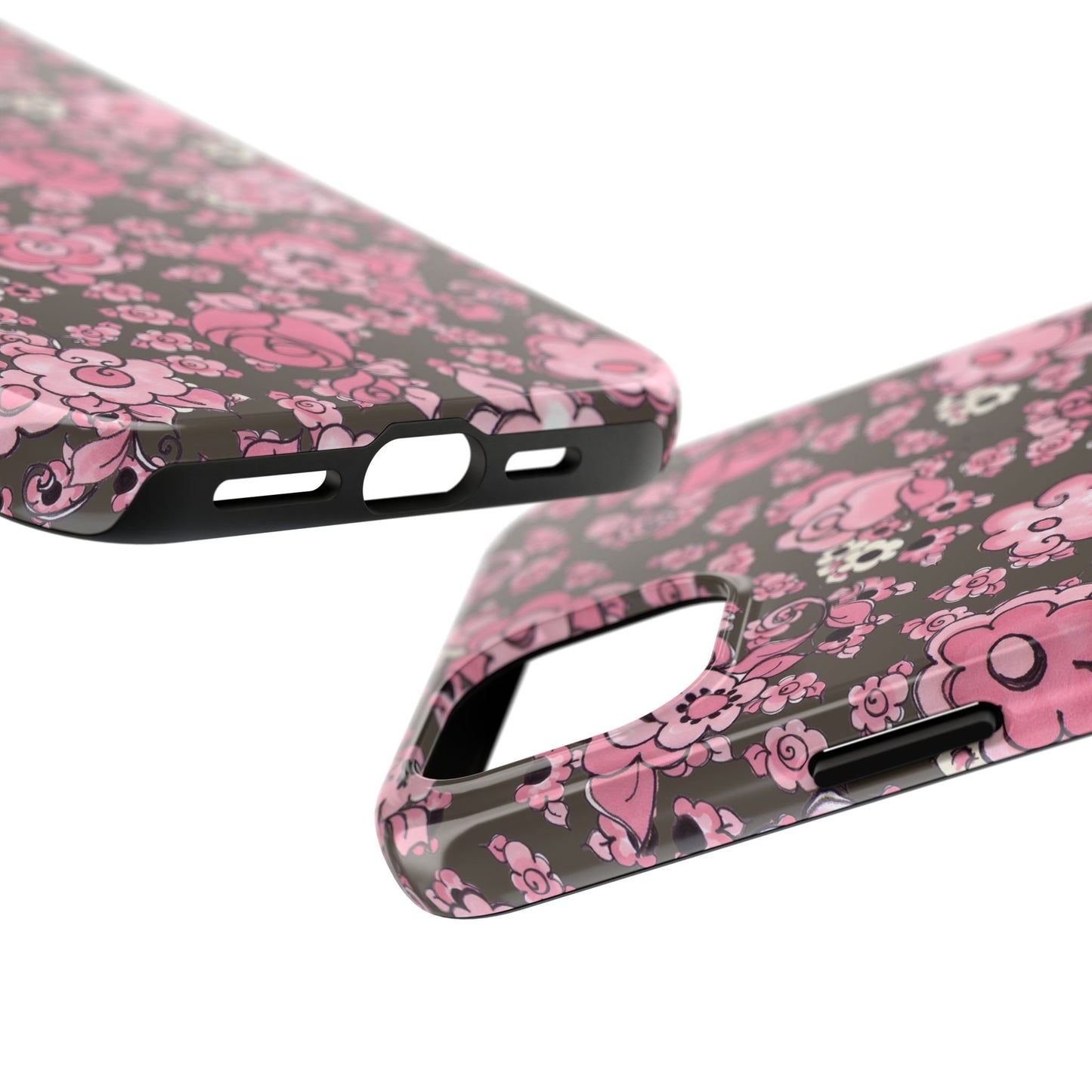 Profuse Posies Mocha Phone Case