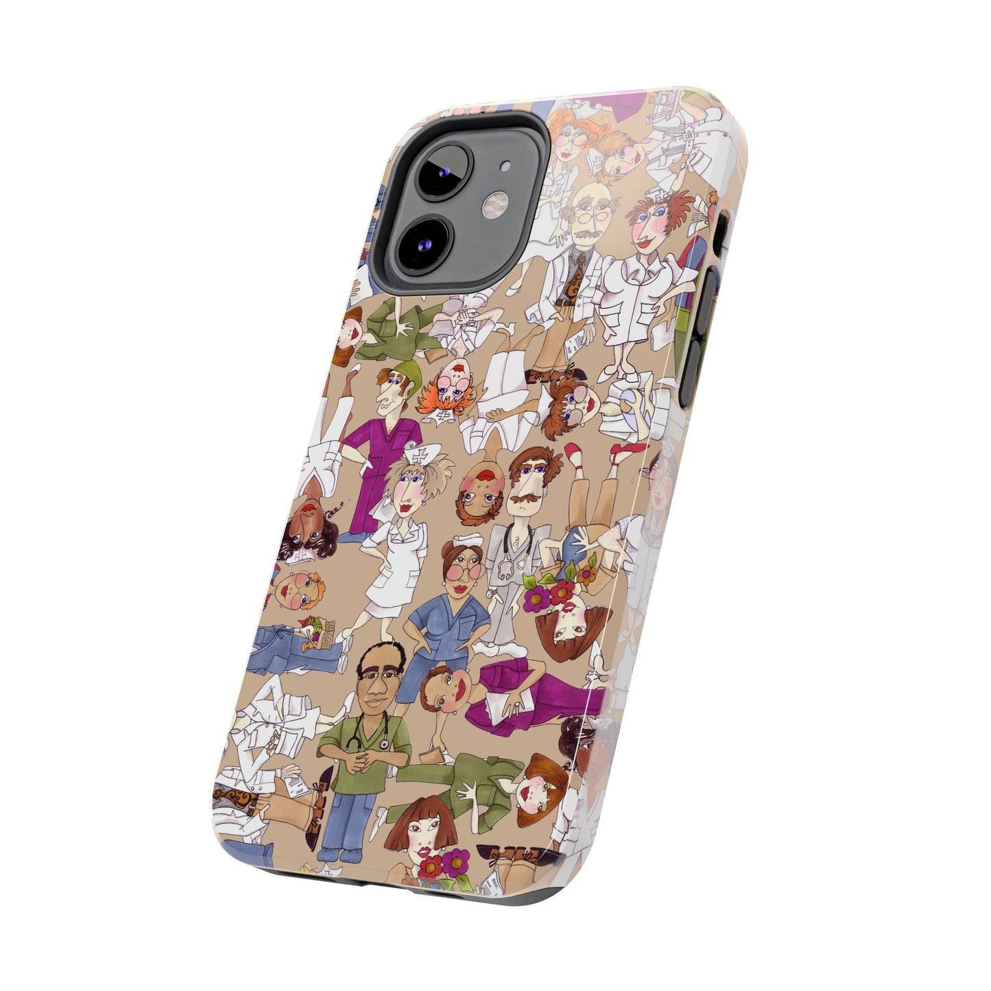 Diverse Nurse Khaki Phone Case
