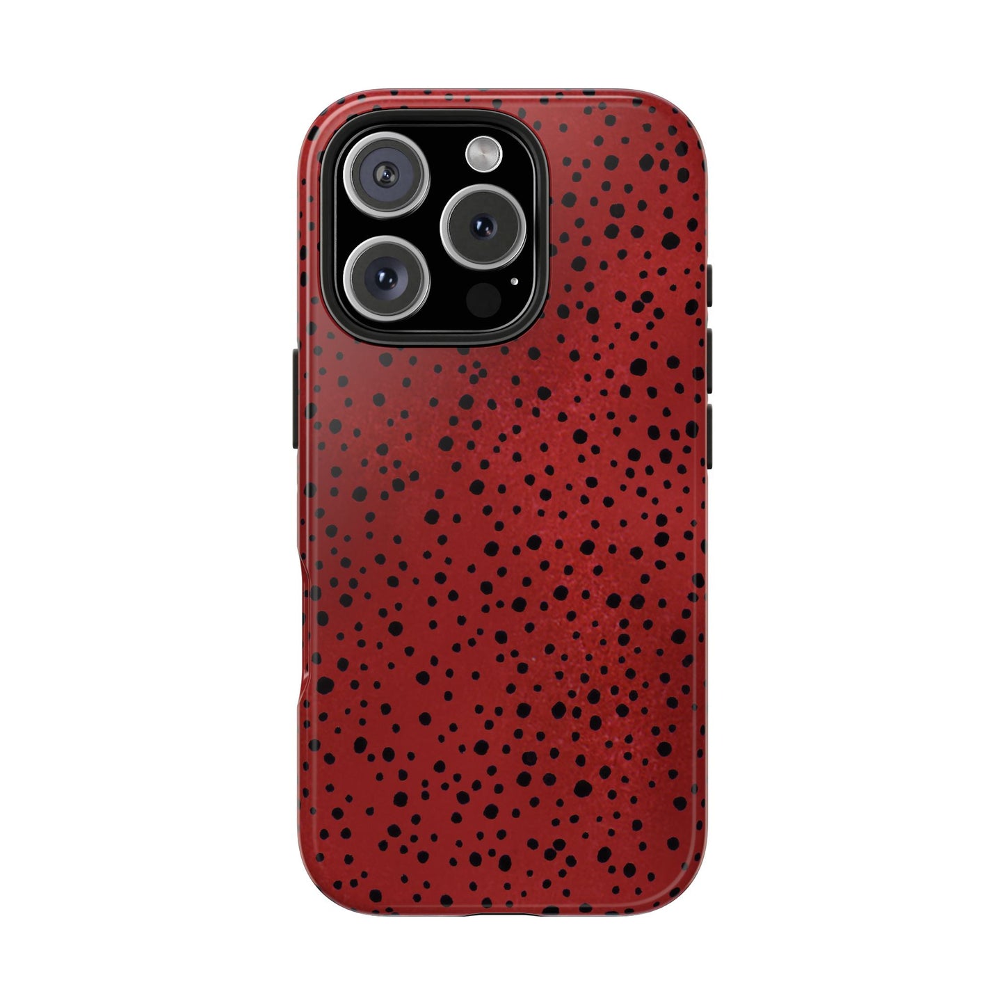 Pepper Dots Red / Black Phone Case