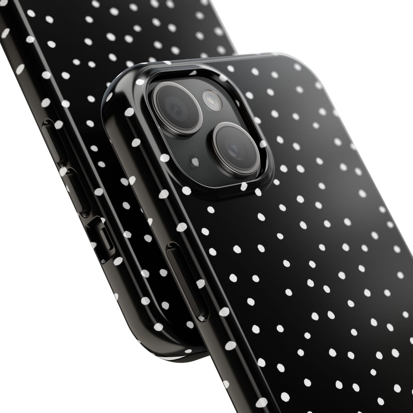 Dinky Dots Black / White Phone Case