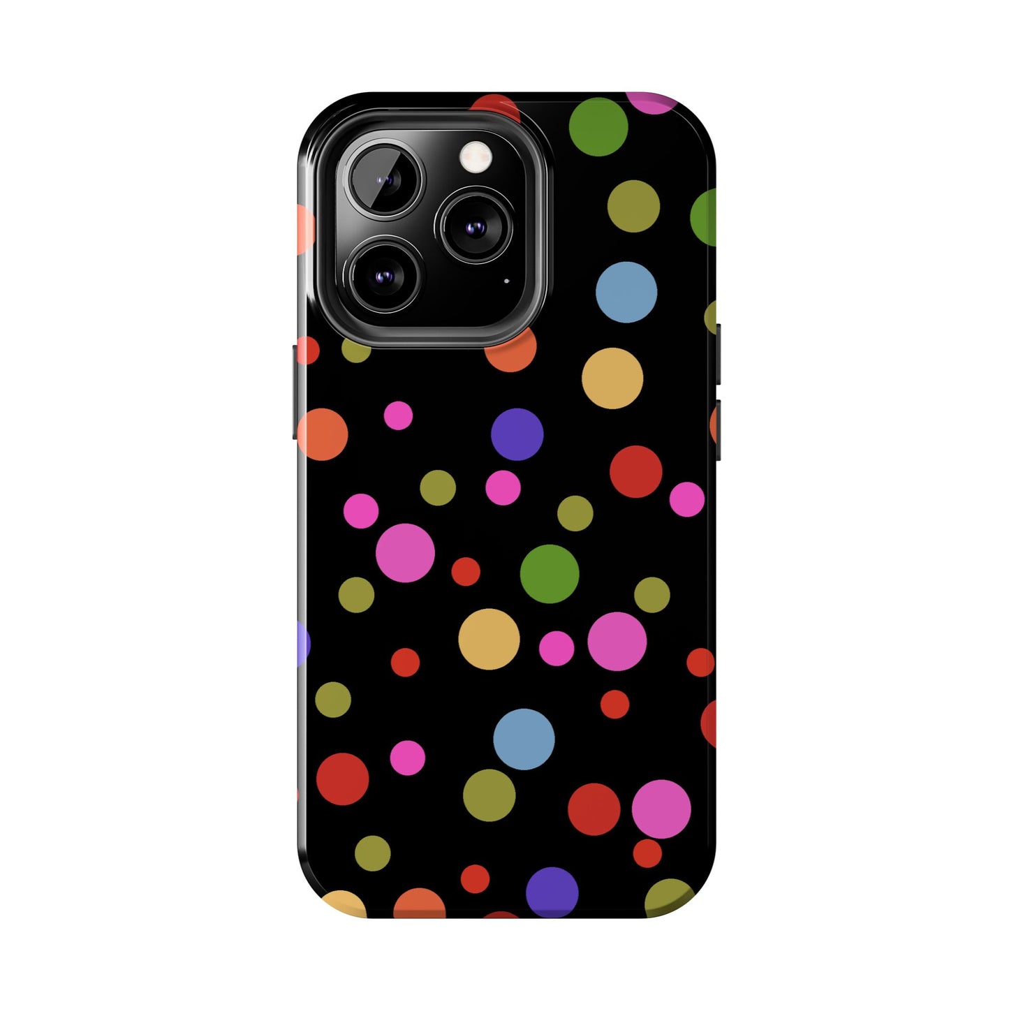 Dot Assortment Black Phone Case