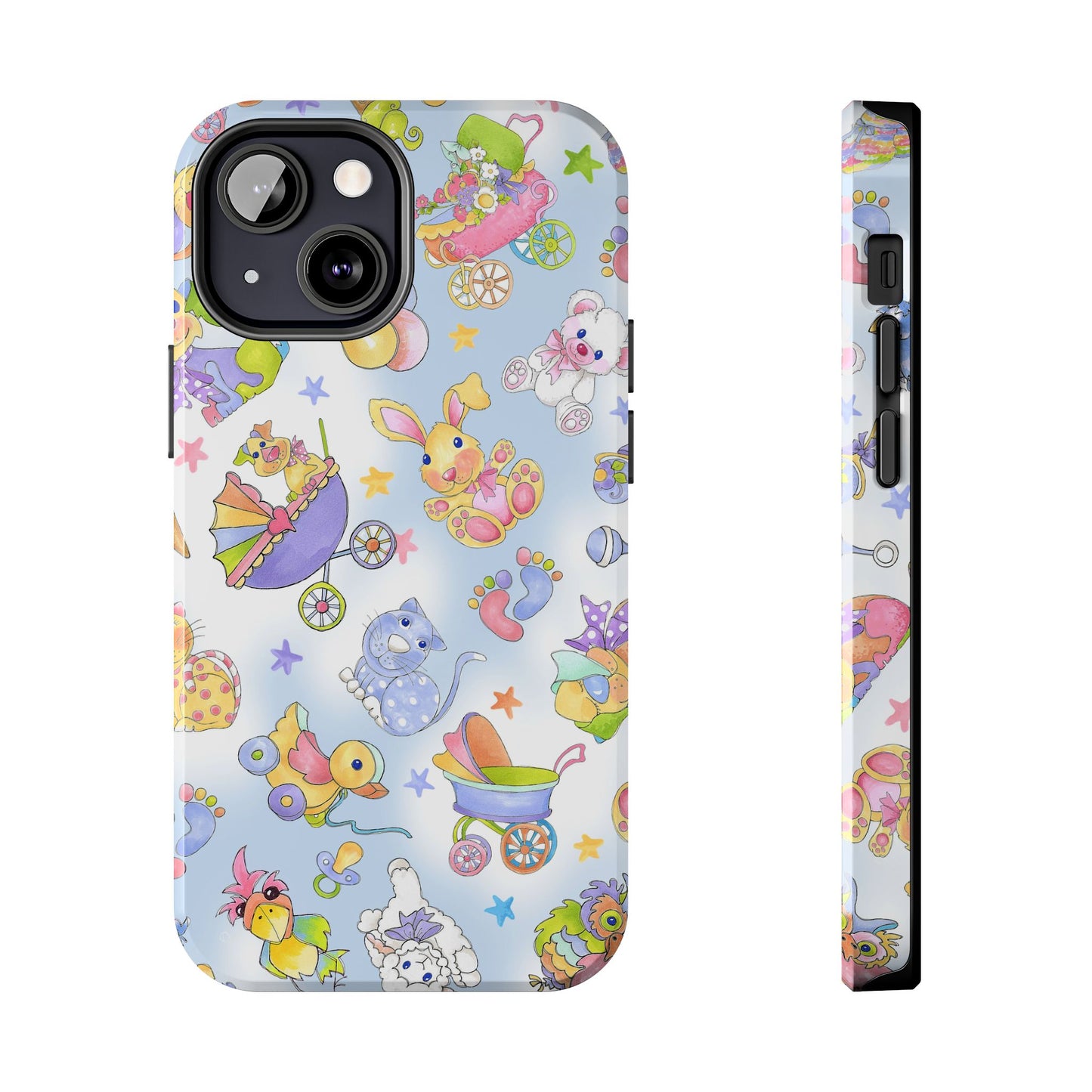 Busy Baby Blue Sky Phone Case