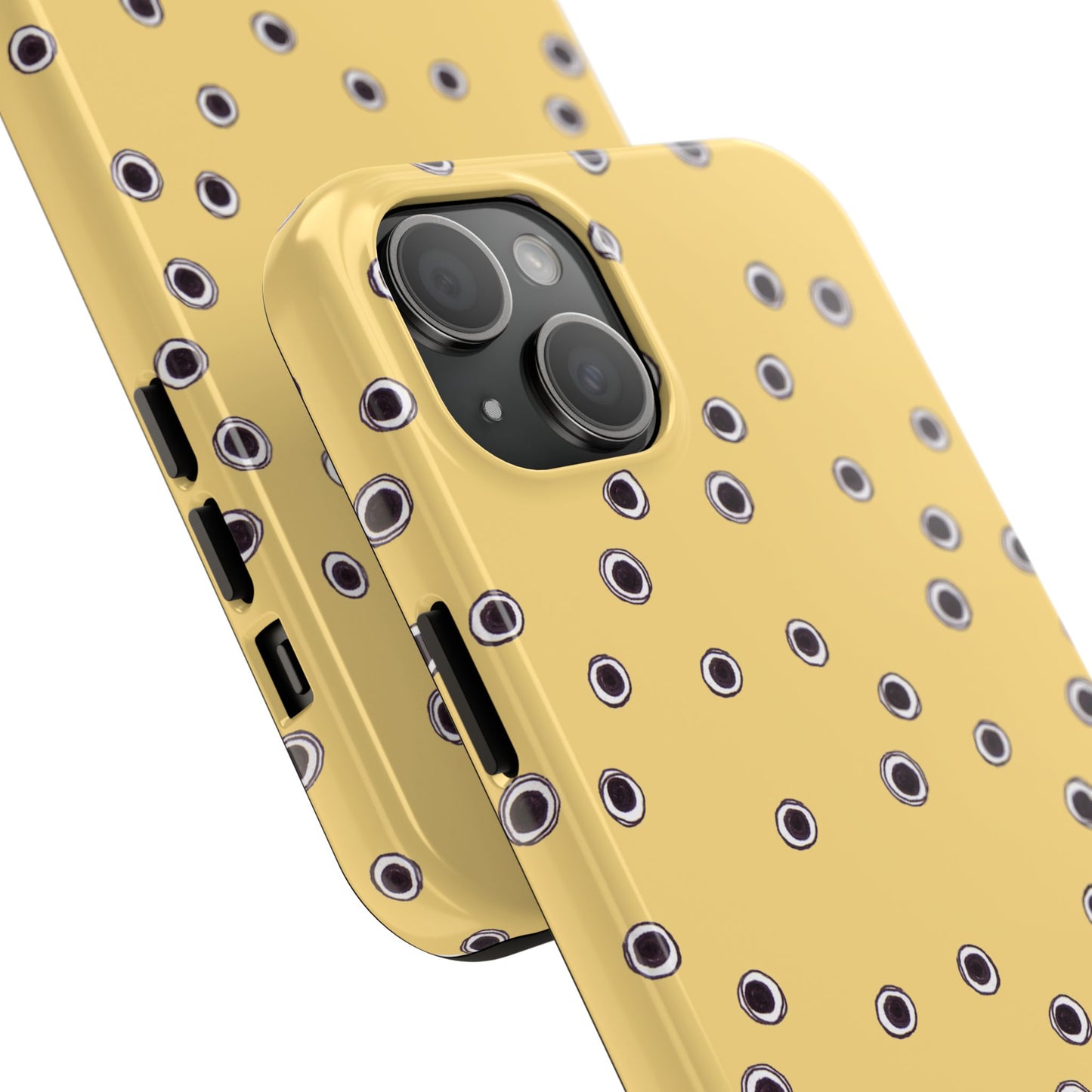 Halo Dots Yellow Phone Case