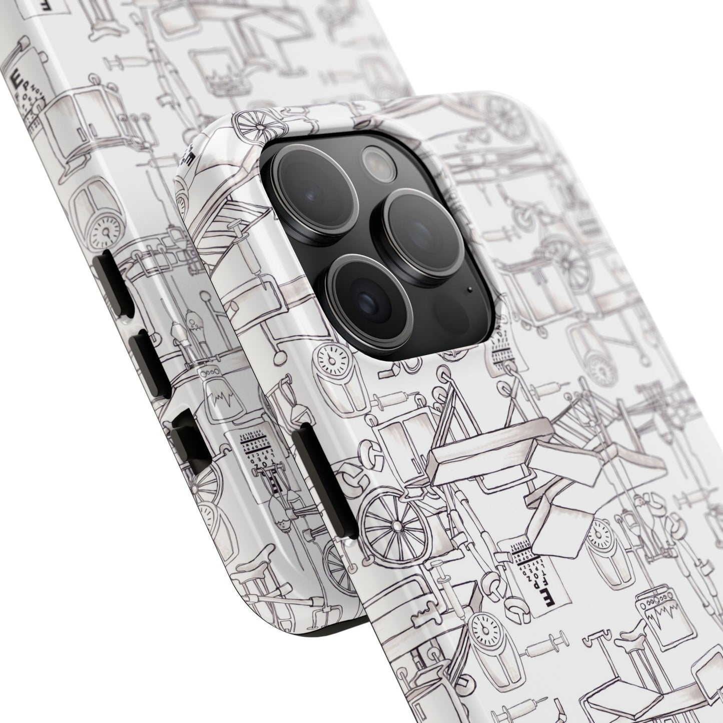 Essentials White / White Phone Case