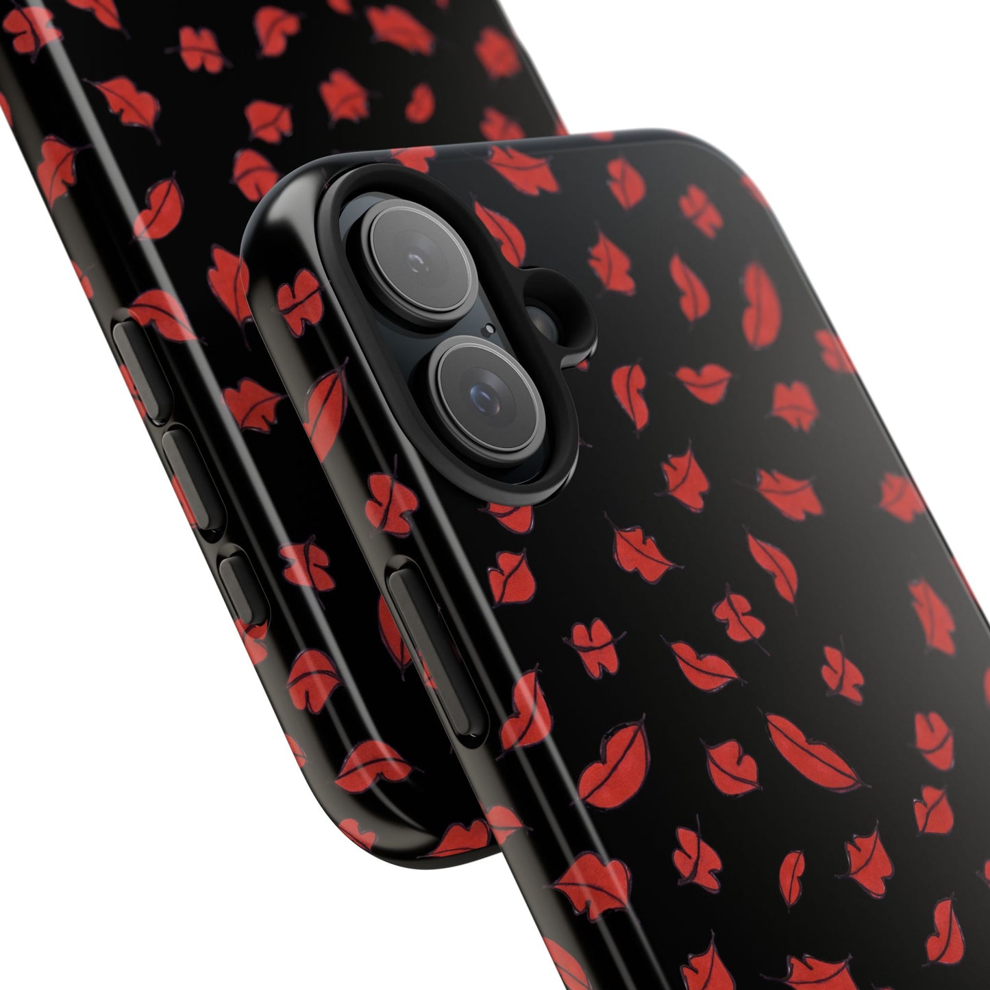 Autumn Lips Black Phone Case