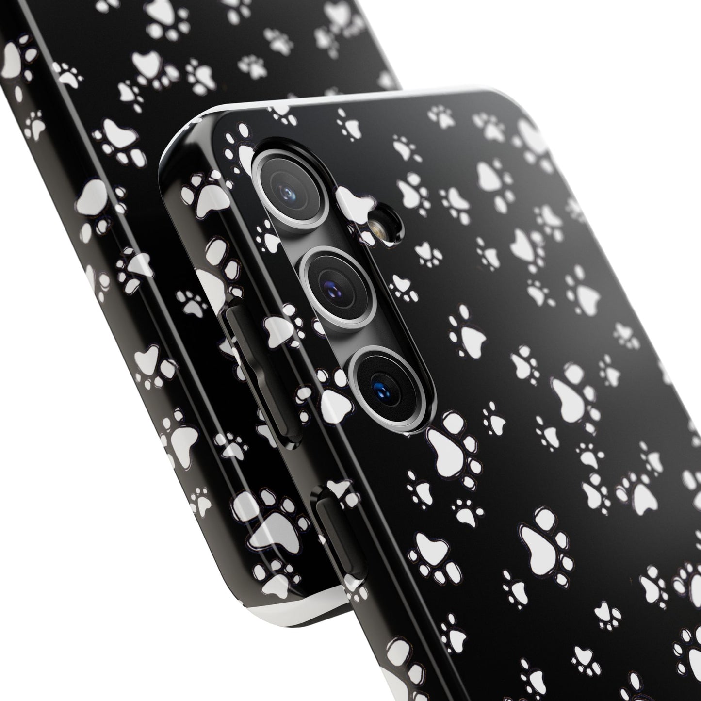 Paw Flakes Black Phone Case