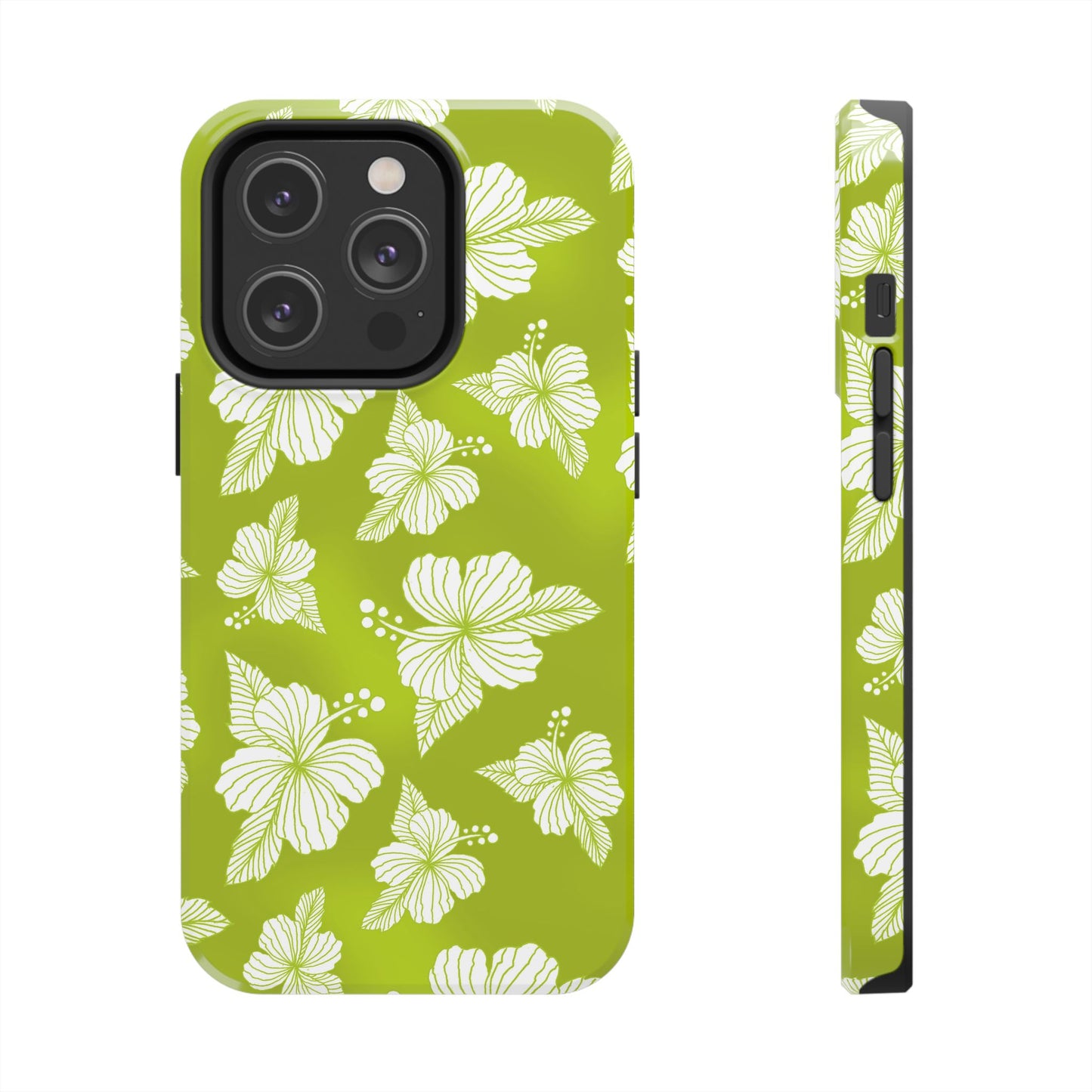 Hibiscus Green Phone Case